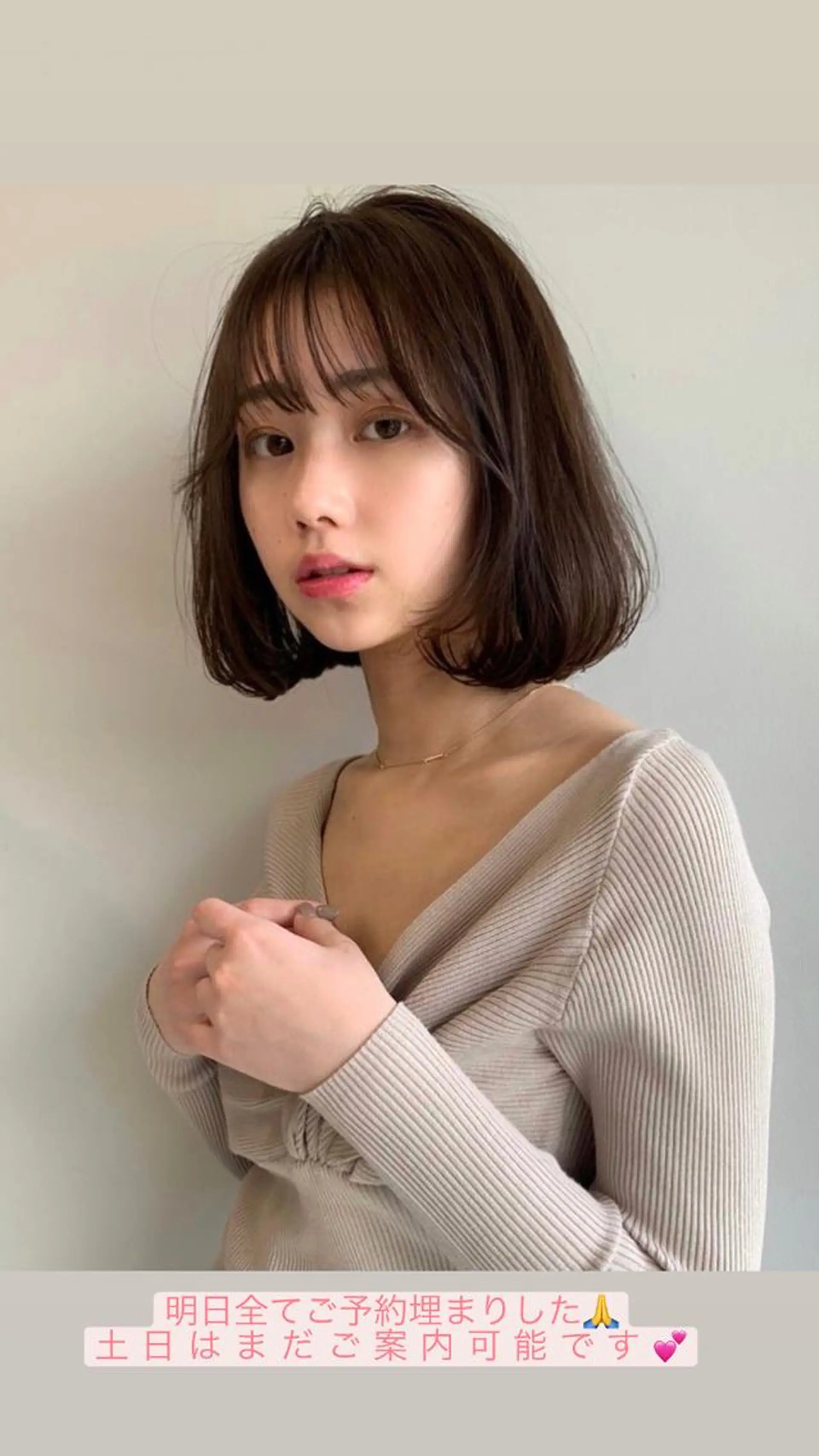 ミディアム カラー ミディアムパーマ ベージュカラー ブリーチ ケアブリーチ ダブルカラー 透明感/オリーブ/ グレージュ/YUKAのヘアスタイル