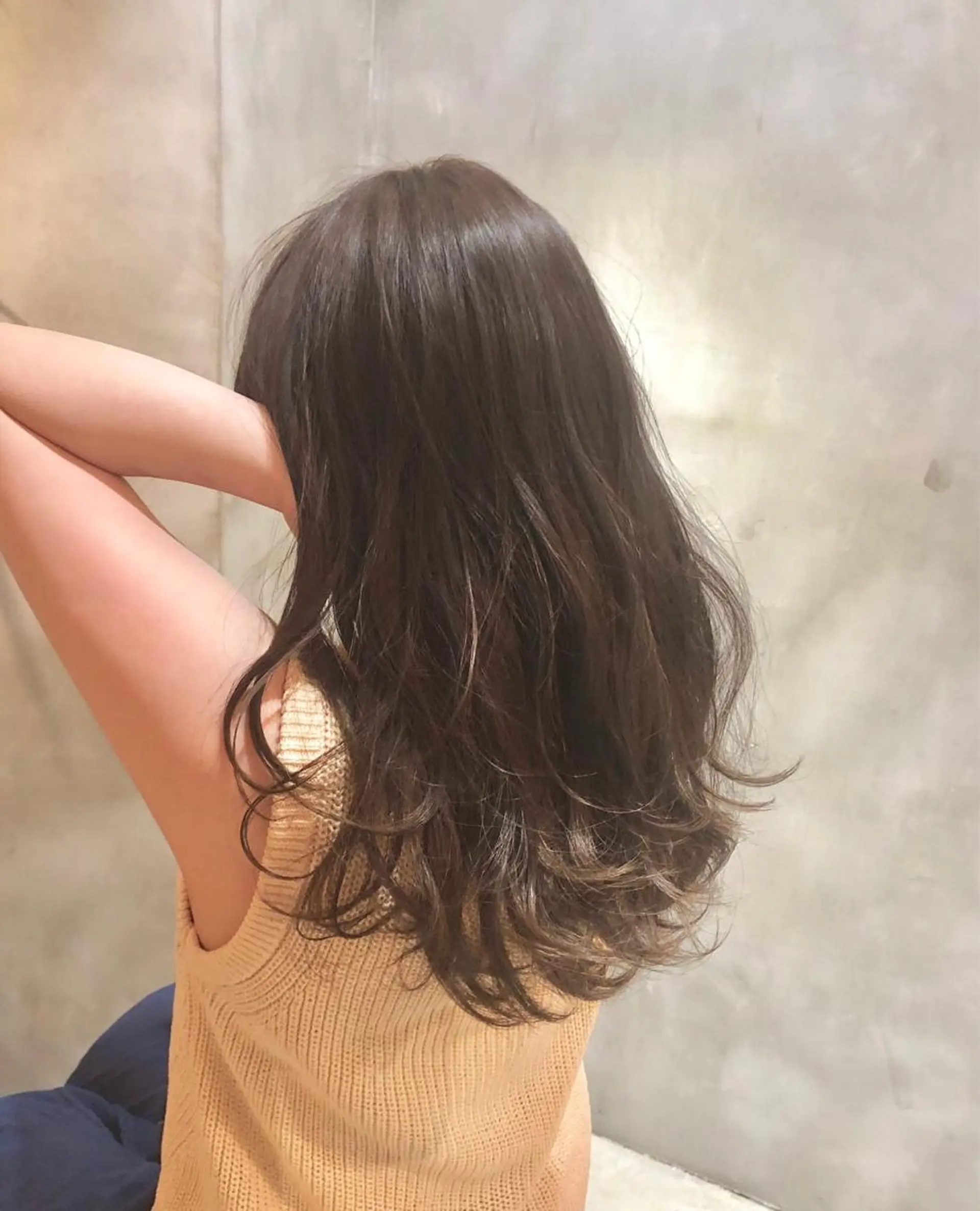 セミロング カラー パーマ ベージュカラー レイヤーカット カット パーマ トリートメント lasPAVILION-ラスパビリオン-所属・las PAVILIONのヘアスタイル