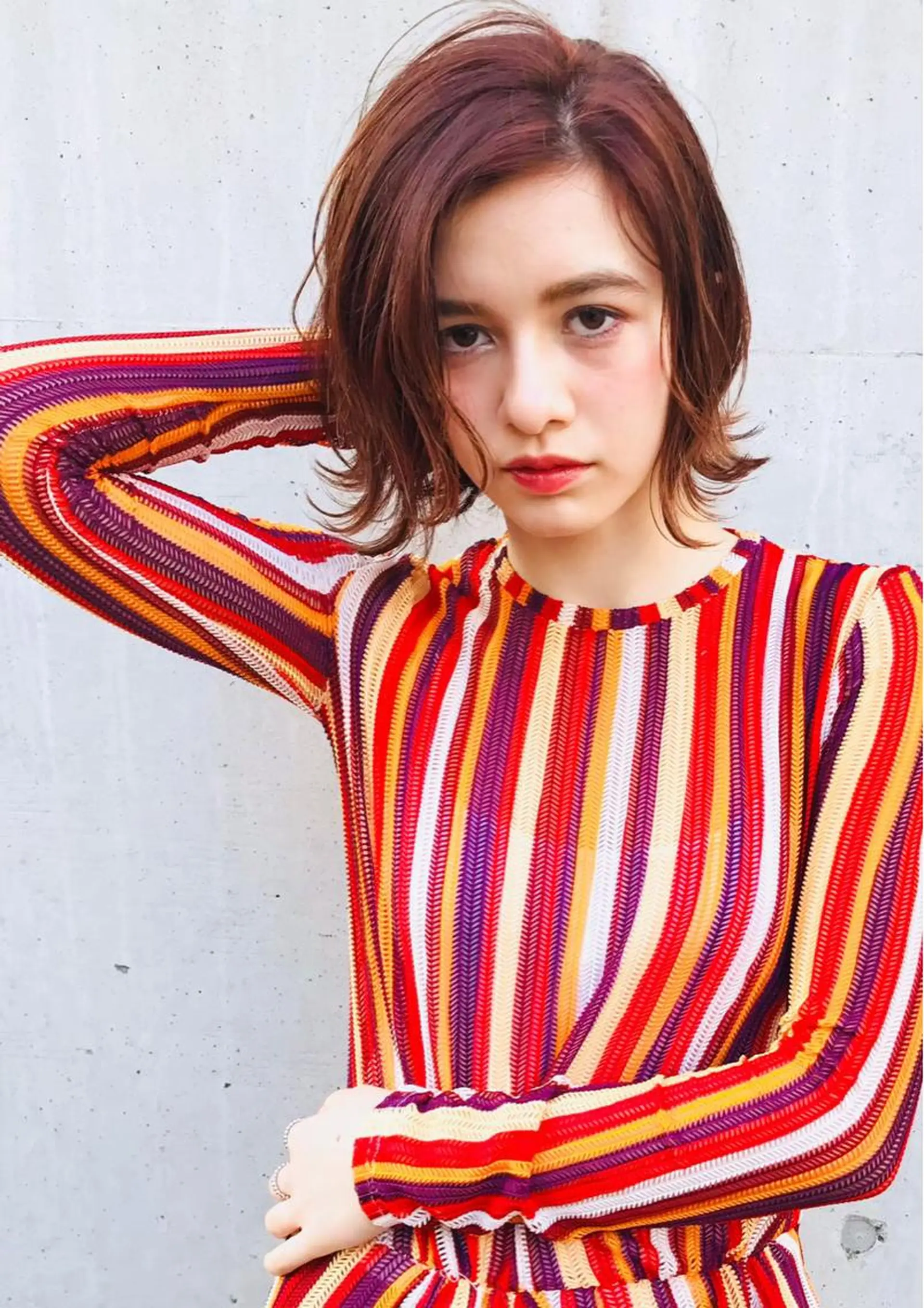 ミディアム 韓×中くびれヘア💋 髪質改善宇塚元哉💓のヘアスタイル