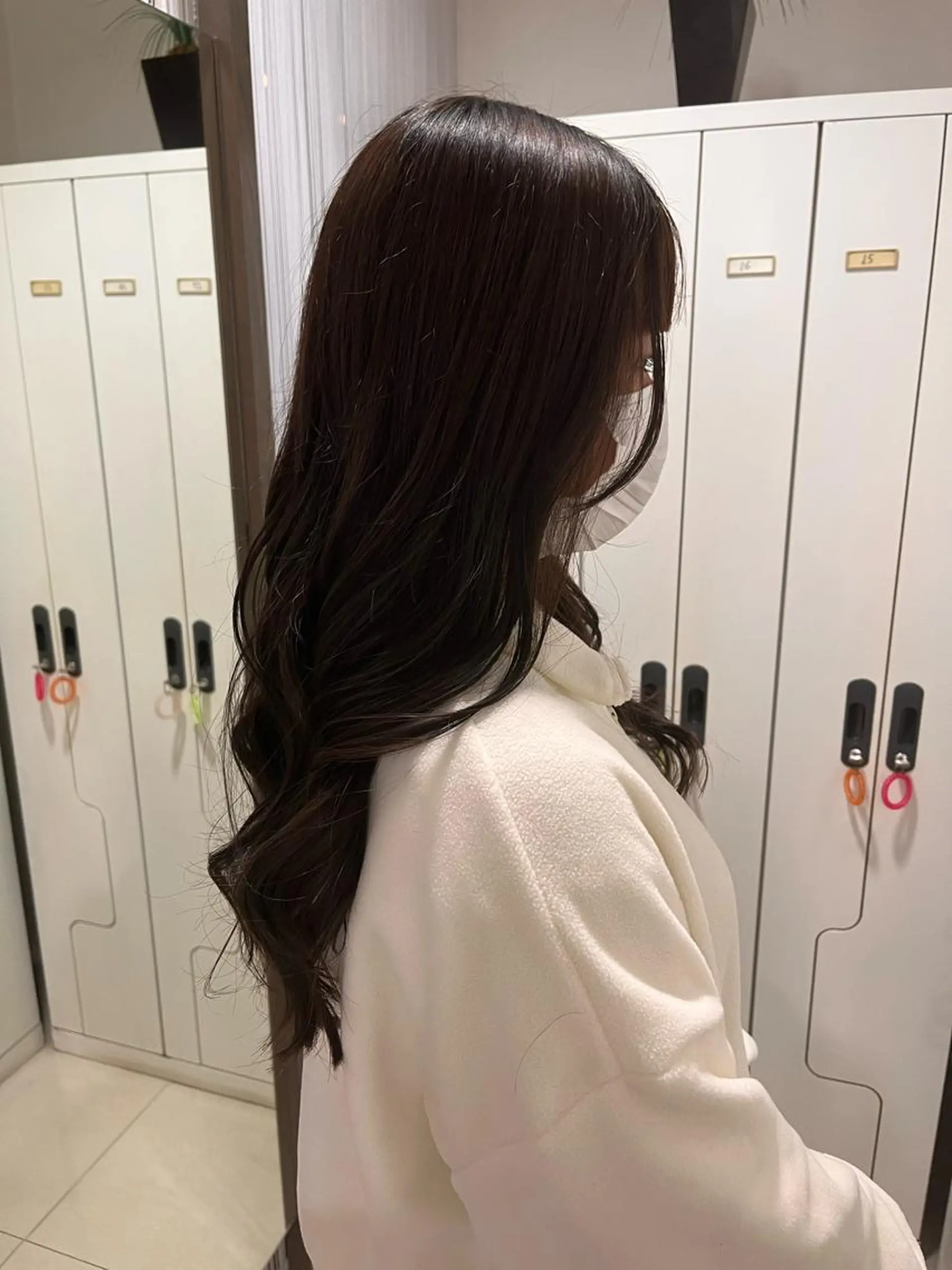 ロング ヨシンモリ ぷつっとボブ/ちゅる ピンク/mika☆のヘアスタイル