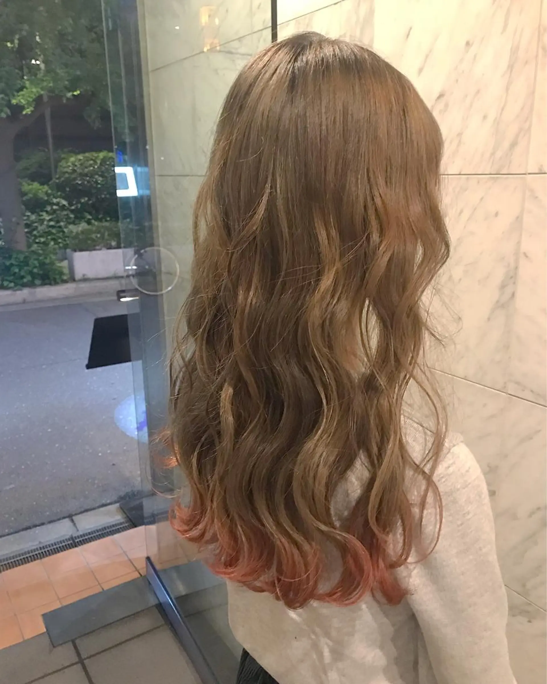 ロング カラー 🧡色落ちまで2度綺 麗なカラー🧡ヨシキのヘアスタイル