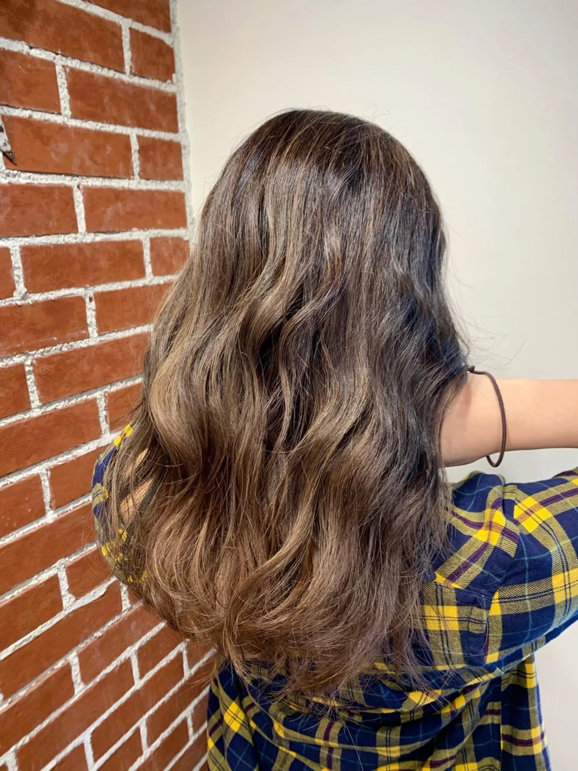 セミロング カラー ヘアカラー 岡崎勇人/レイヤー/ 韓国/ケラチンTRのヘアスタイル