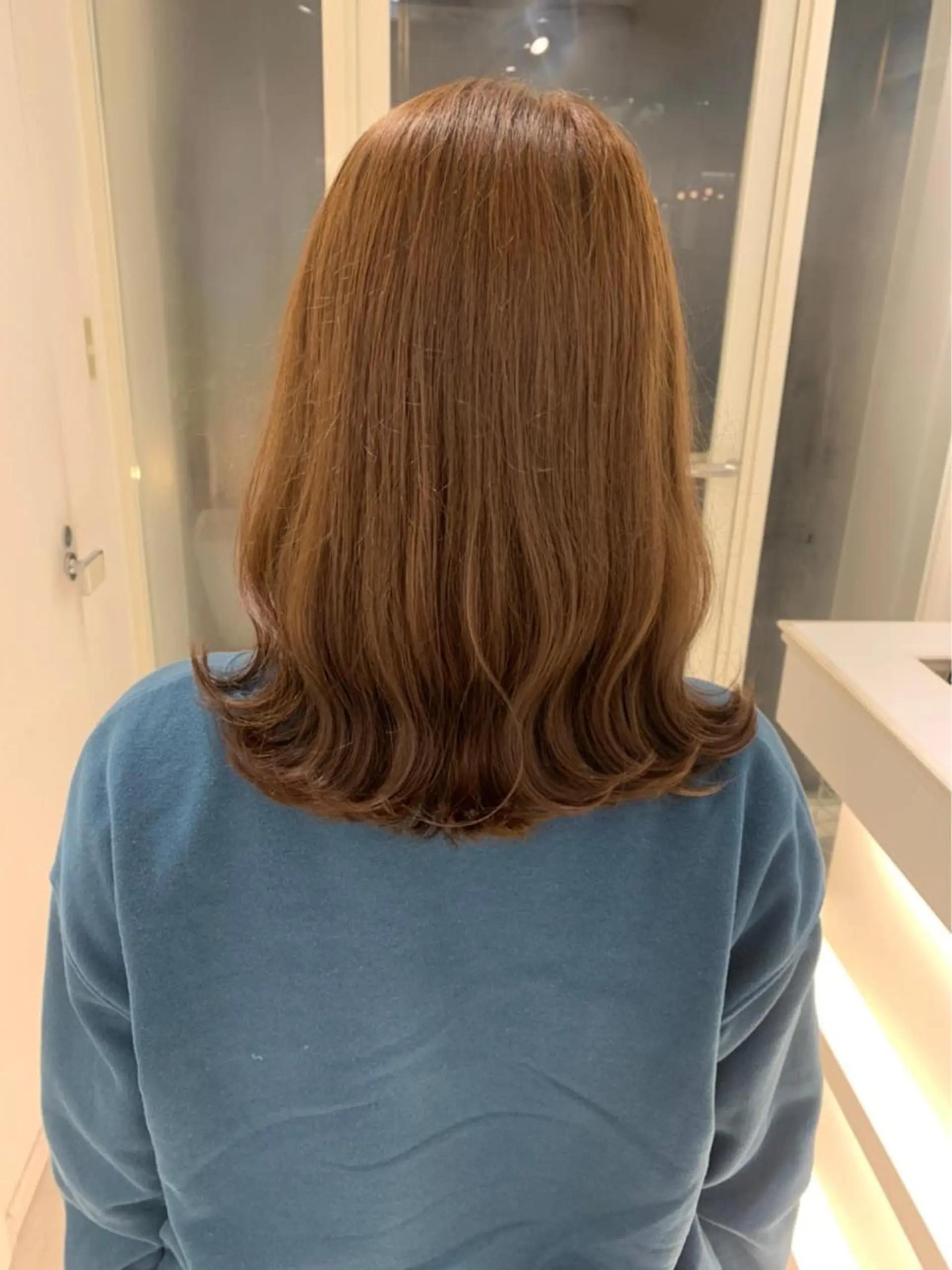 セミロング カラー GOODDAY ヘアサロンのヘアスタイル