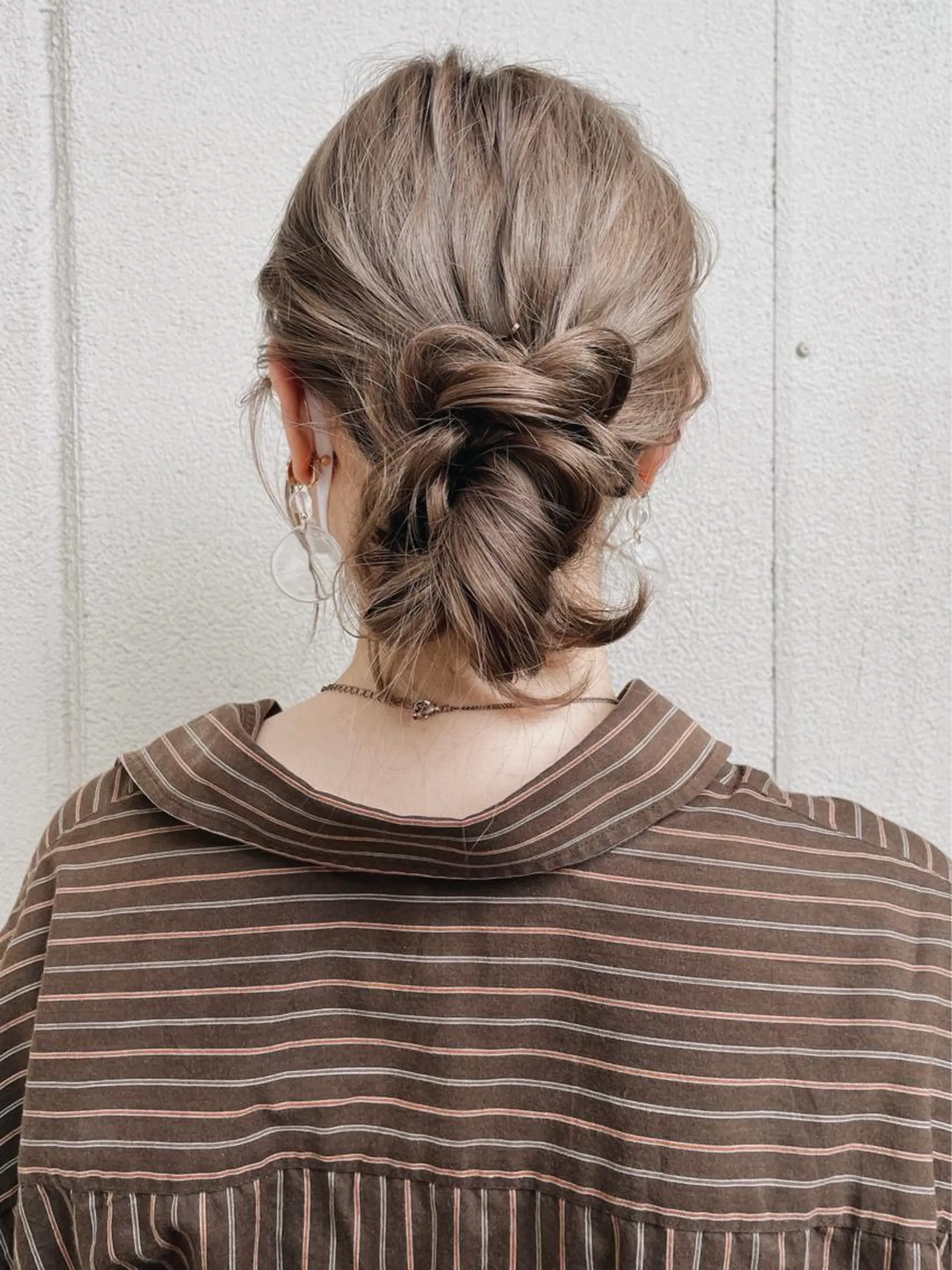 ミディアム ヘアアレンジ mizu🐾 hair braceのヘアスタイル