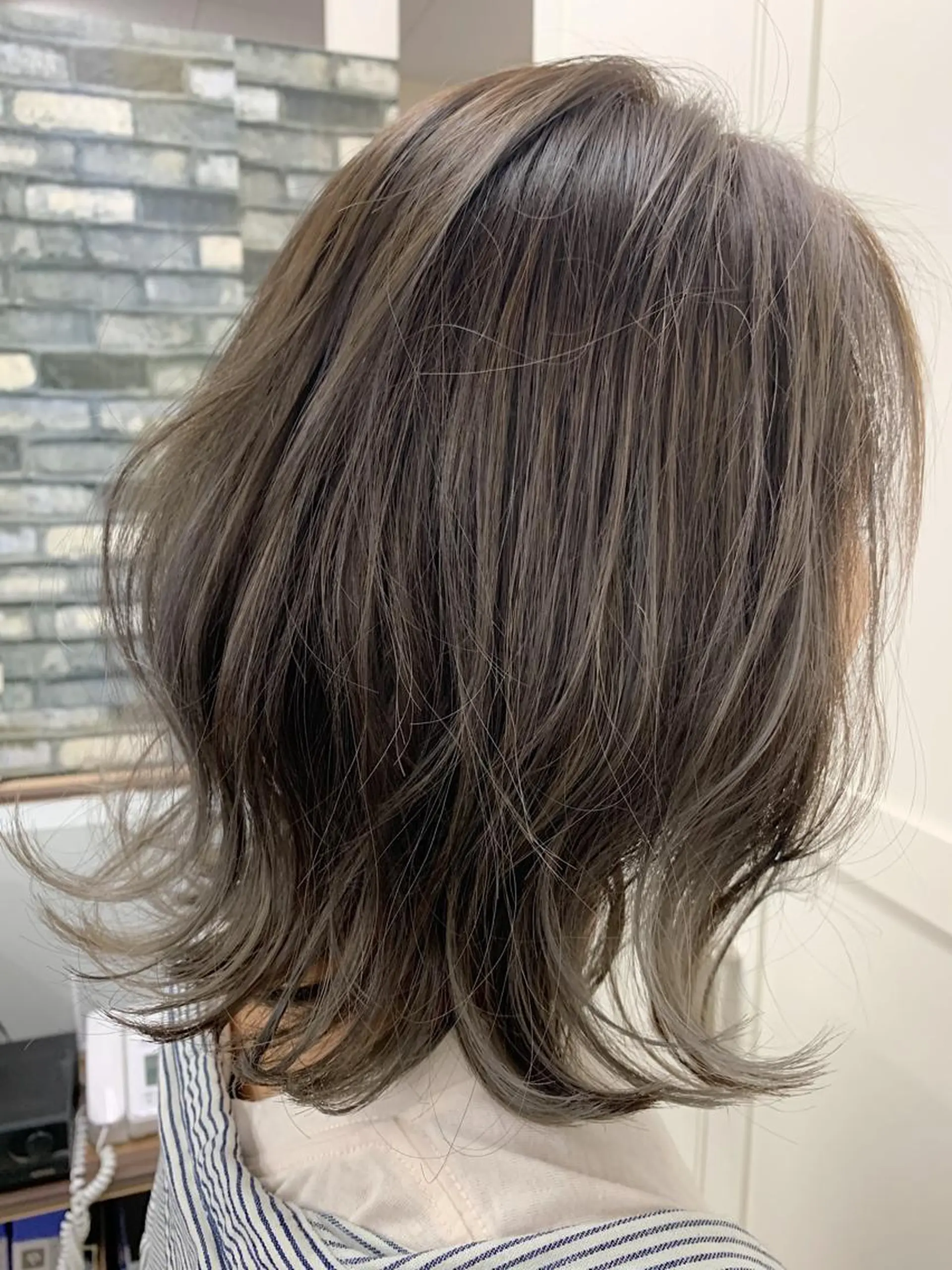 ミディアム カラー ヘアアレンジ ハットリ /北習志野のヘアスタイル