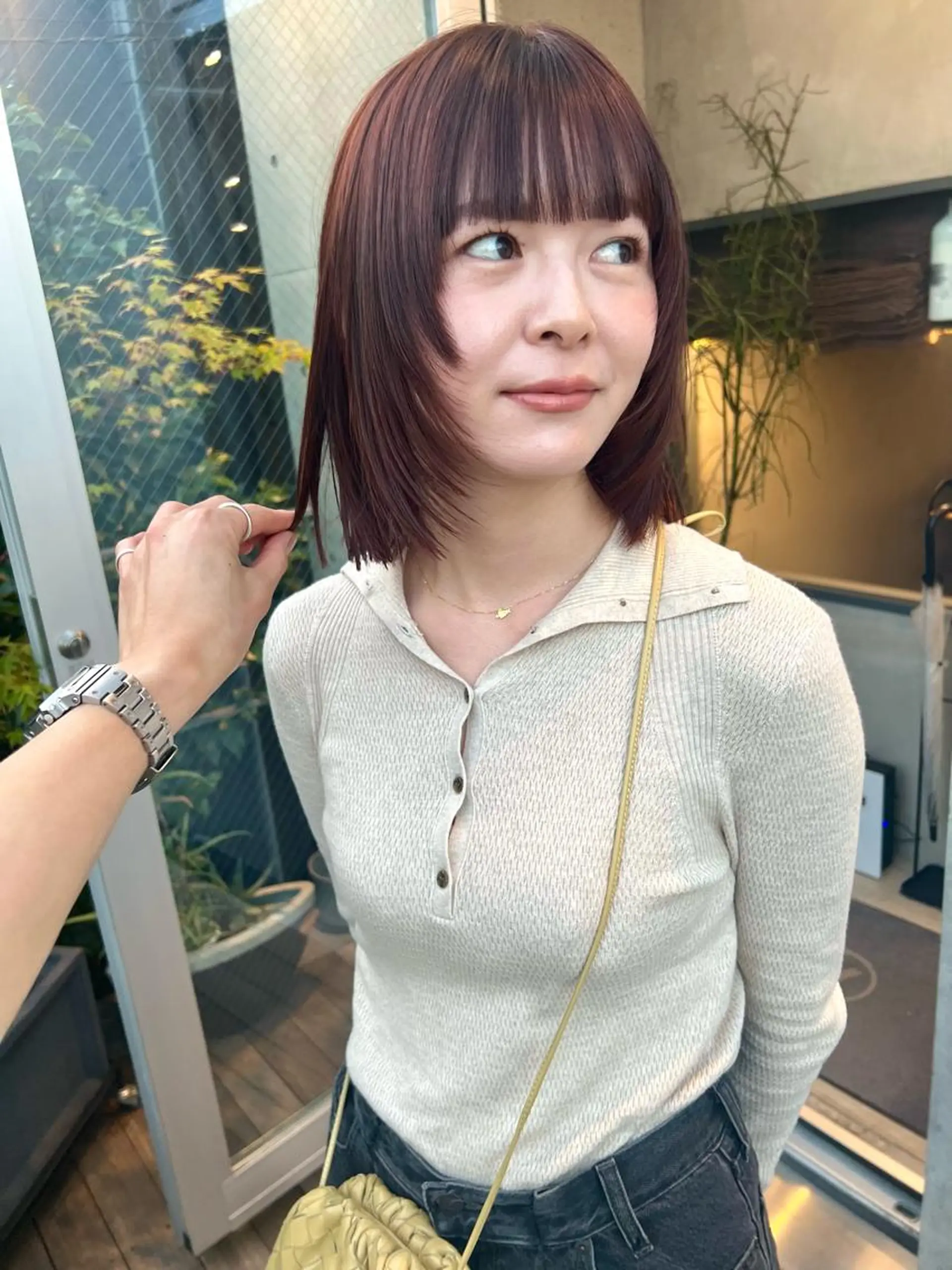 ショート カラー レイヤーカット カット ヘアカラー sakoda shunkiのヘアスタイル