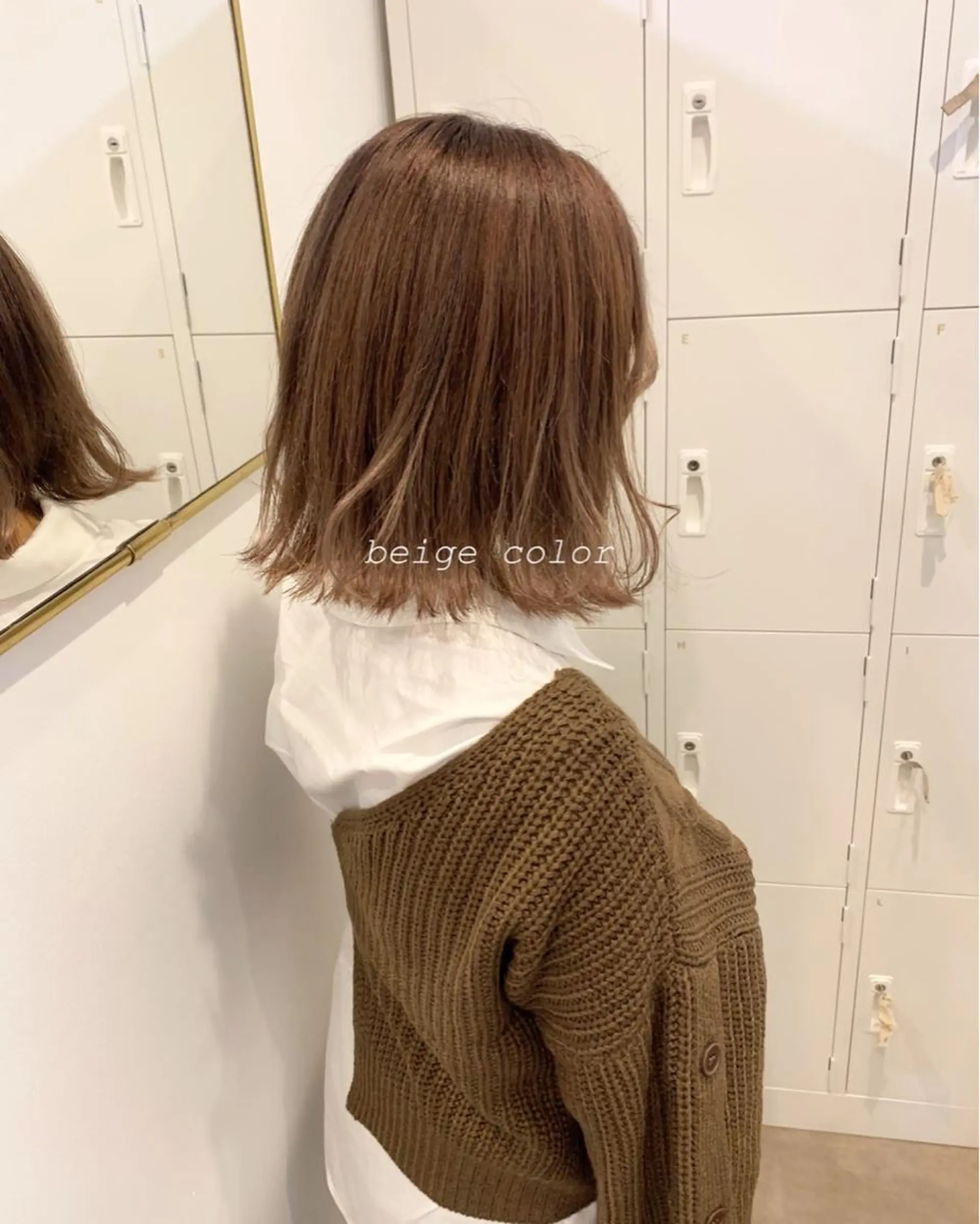 ミディアム カラー 佐藤 永夏のヘアスタイル