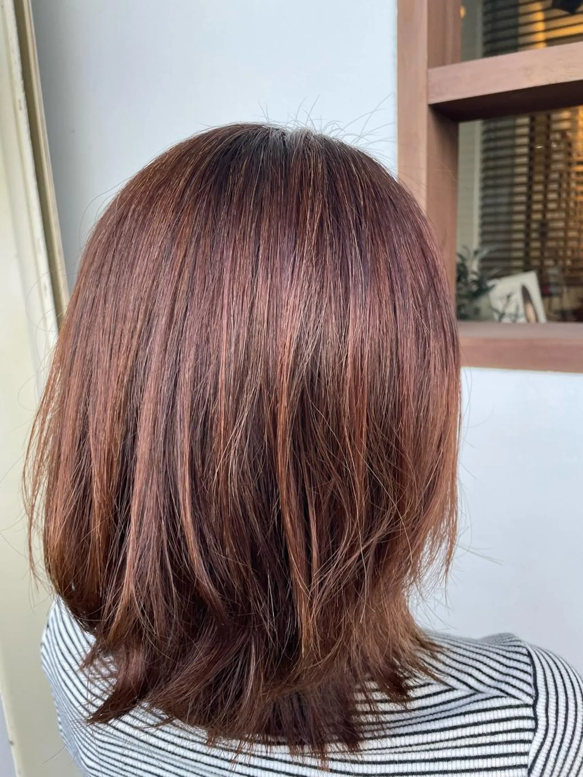 ミディアム 髪質改善 美容室 Jフィドルファドル所属・わきた かずなのヘアスタイル