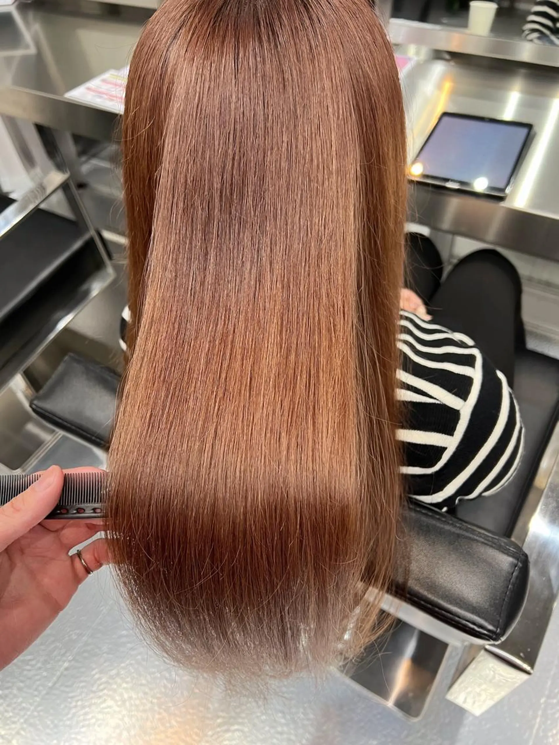 ロング トリートメント カット ヘアカラー トリートメント CARAT堺東 Aujua認定サロンのヘアスタイル