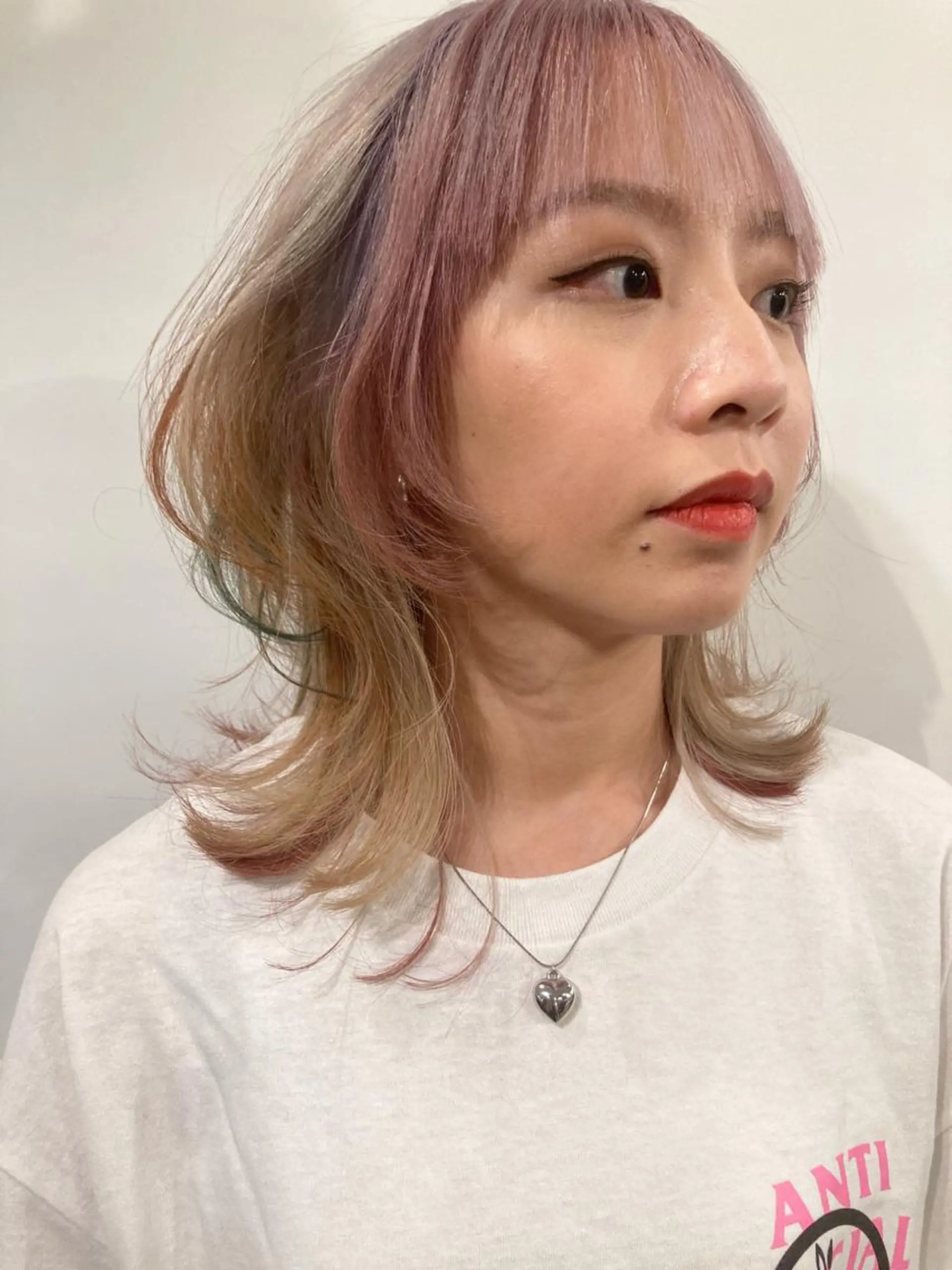 ミディアム カラー デザインカラー ainico.所属・髪質改善　艶髪✨ Teppeiのヘアスタイル