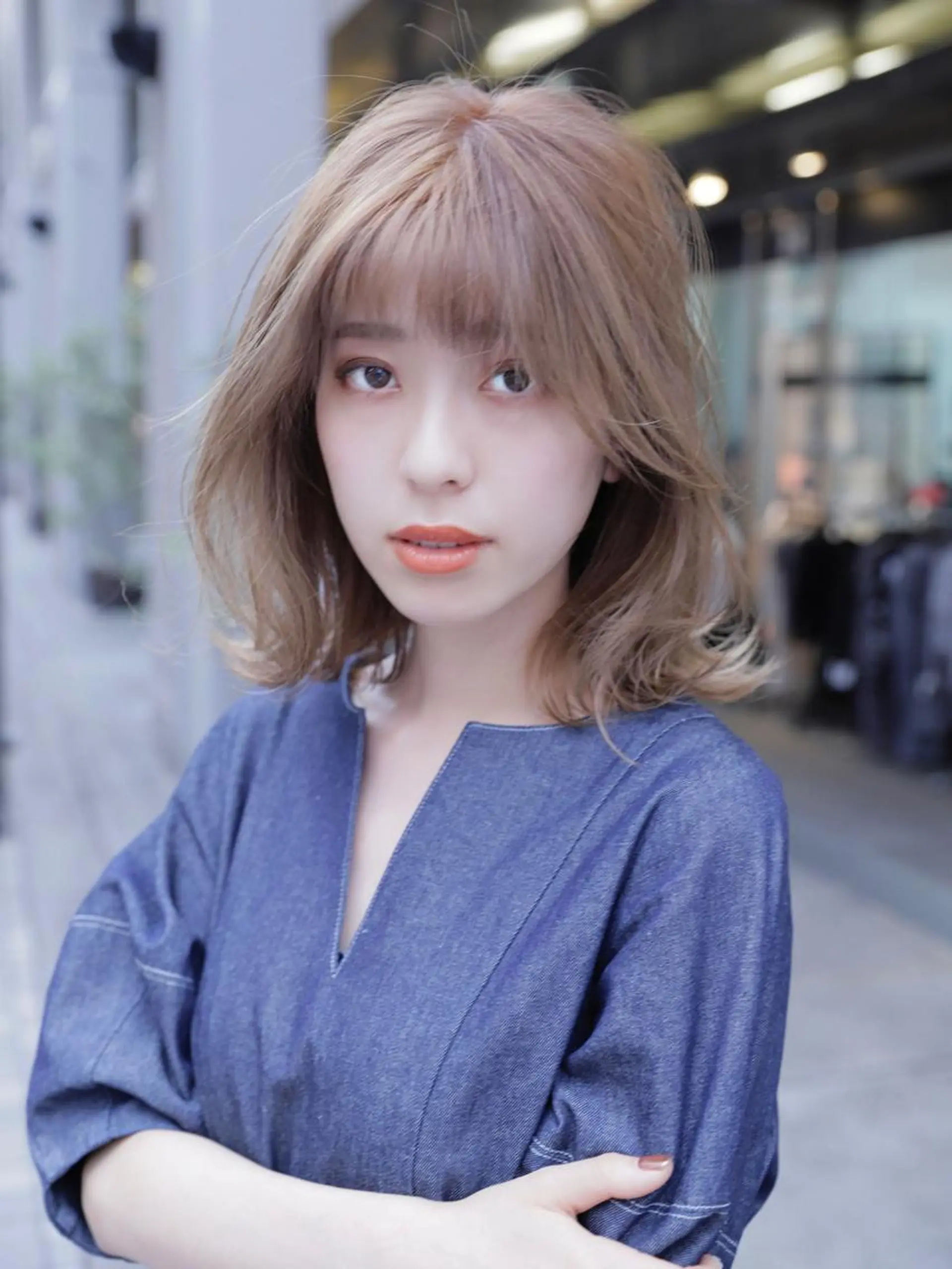 ミディアム 神野 雅樹のヘアスタイル