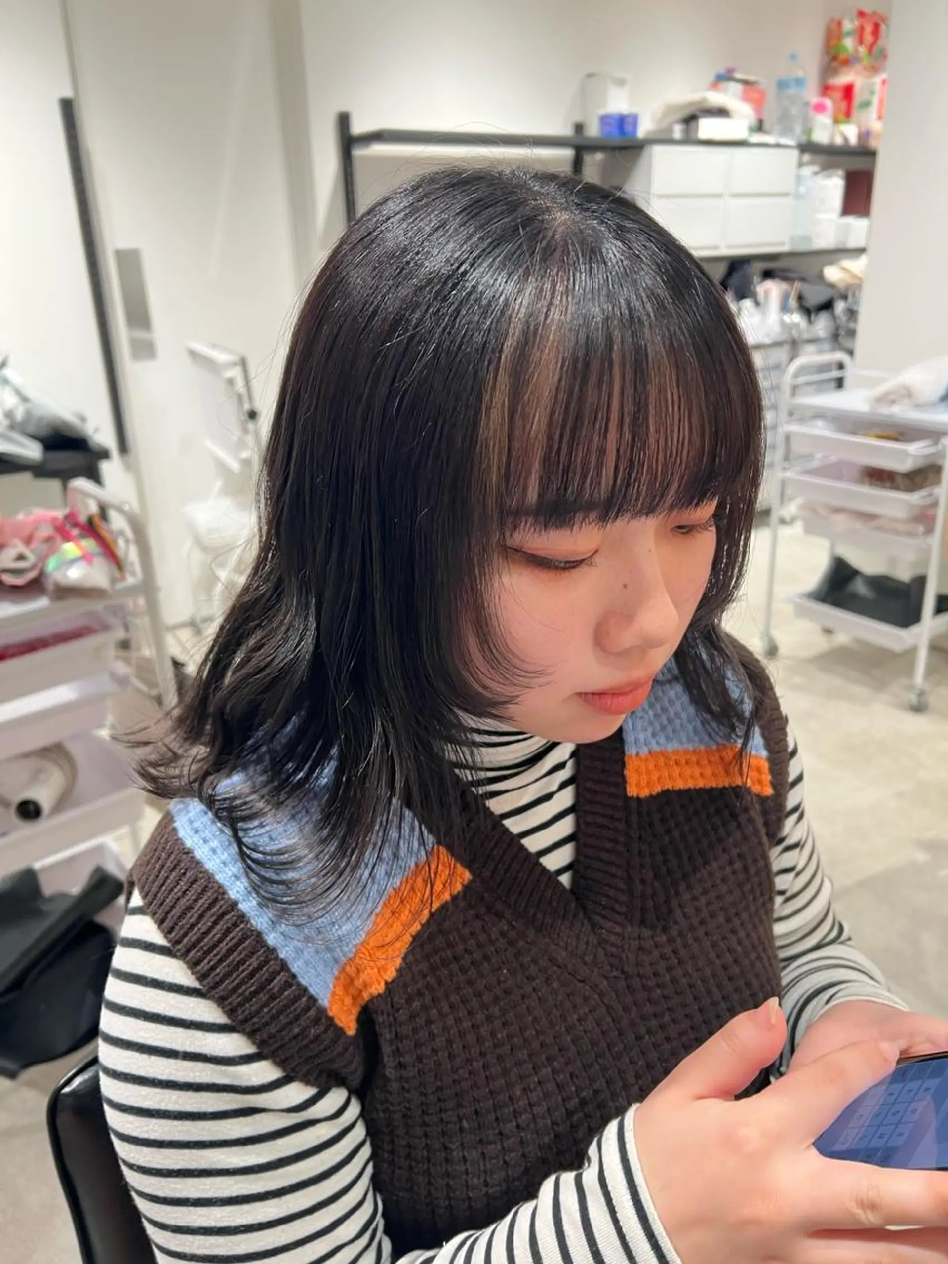 ミディアム GO TO DAY 渋谷モディ店所属・艶髪 mayuka💖のヘアスタイル