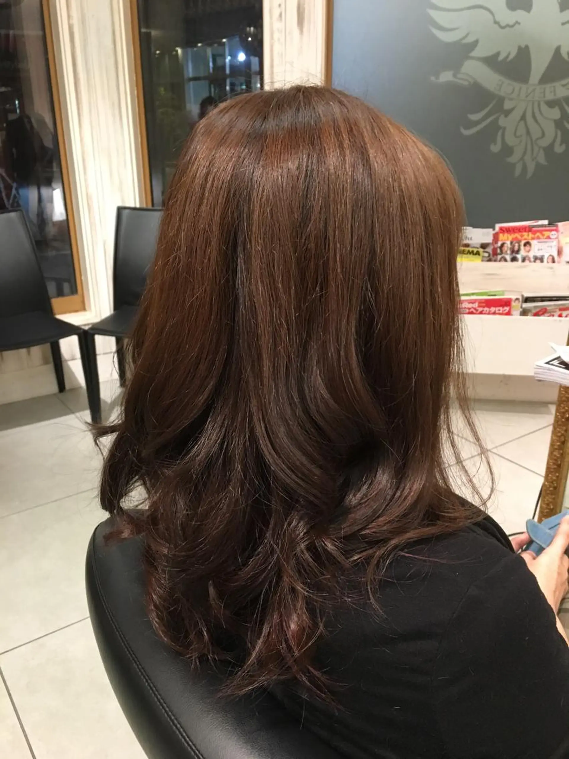 セミロング ロング 永井大樹✨ 透明感カラー✨のヘアスタイル