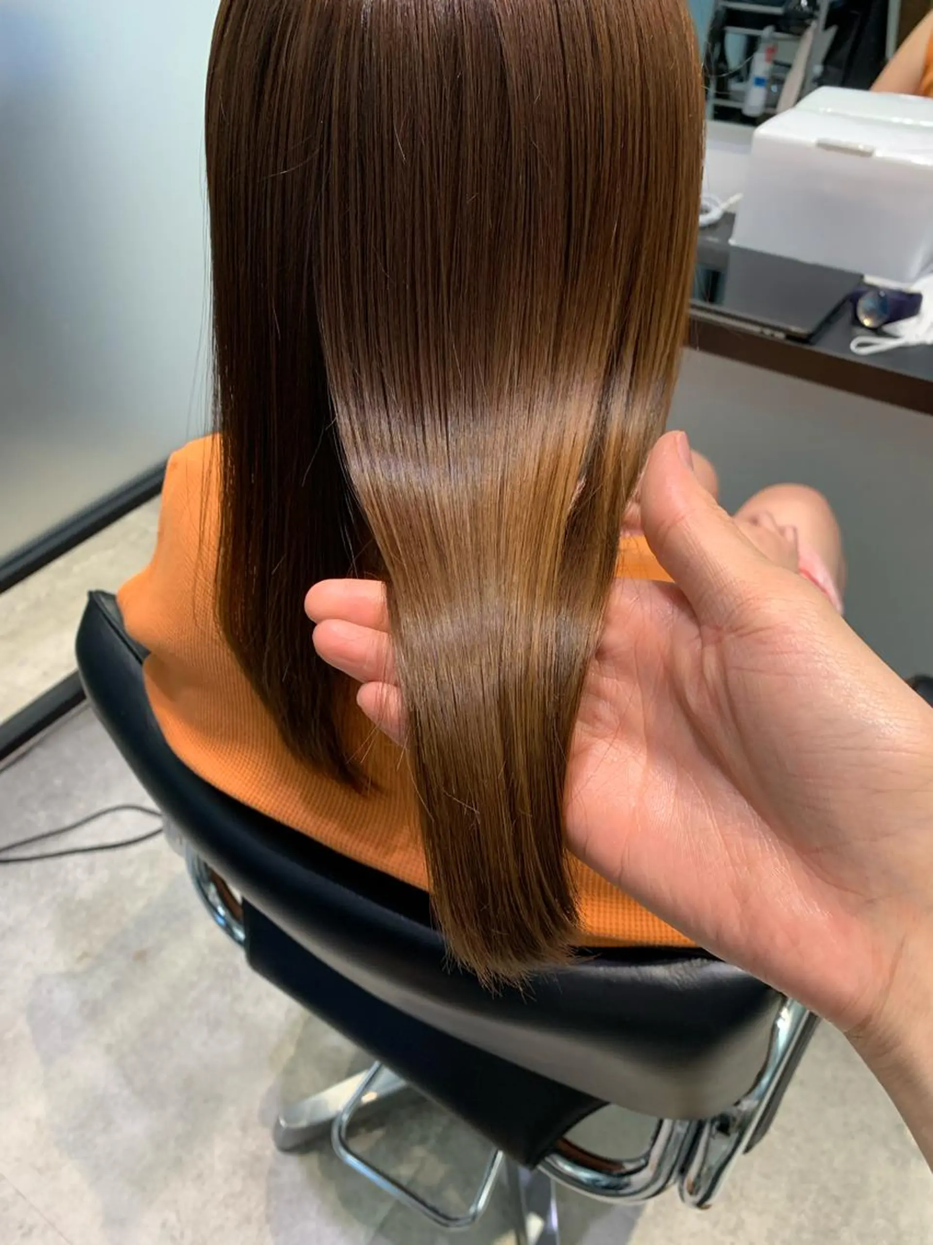 セミロング 髪質改善 トリートメント 髪質改善特化 ミサワコウキのヘアスタイル