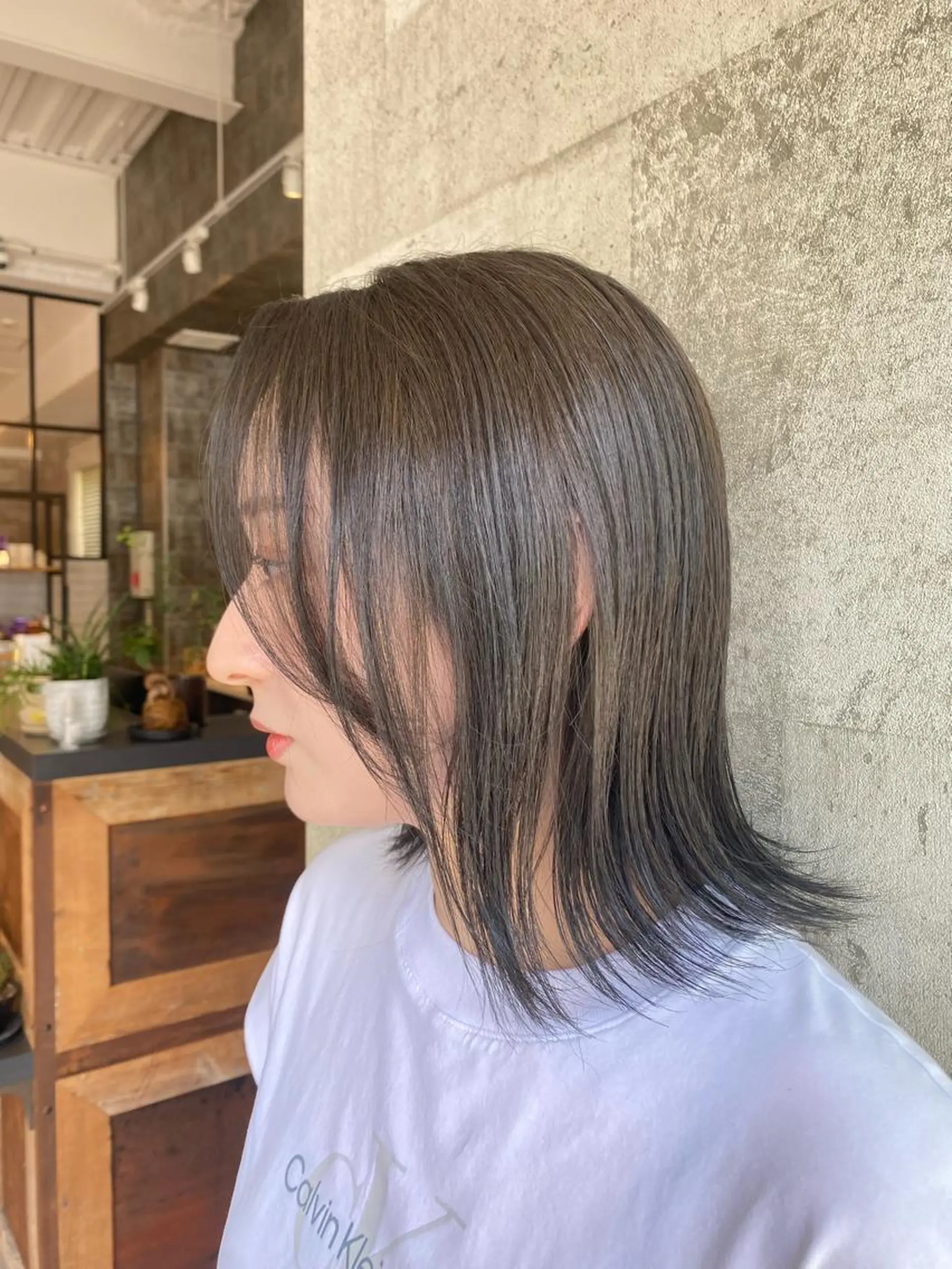 ミディアム カラー アッシュ 似合わせ大人ショート ◎TheC 西野瑛斗のヘアスタイル