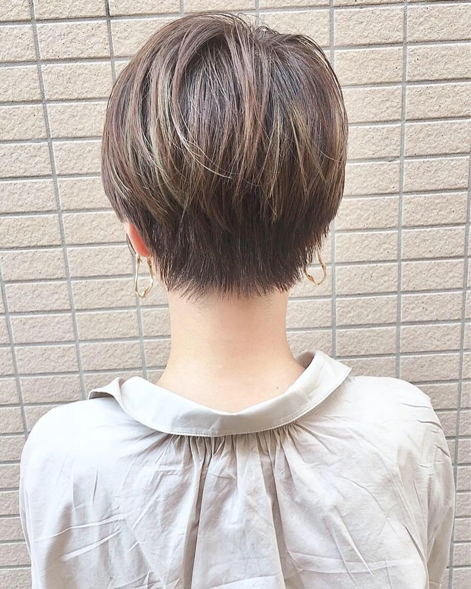 ショート カラー ショート、ボブ シマダマサトのヘアスタイル