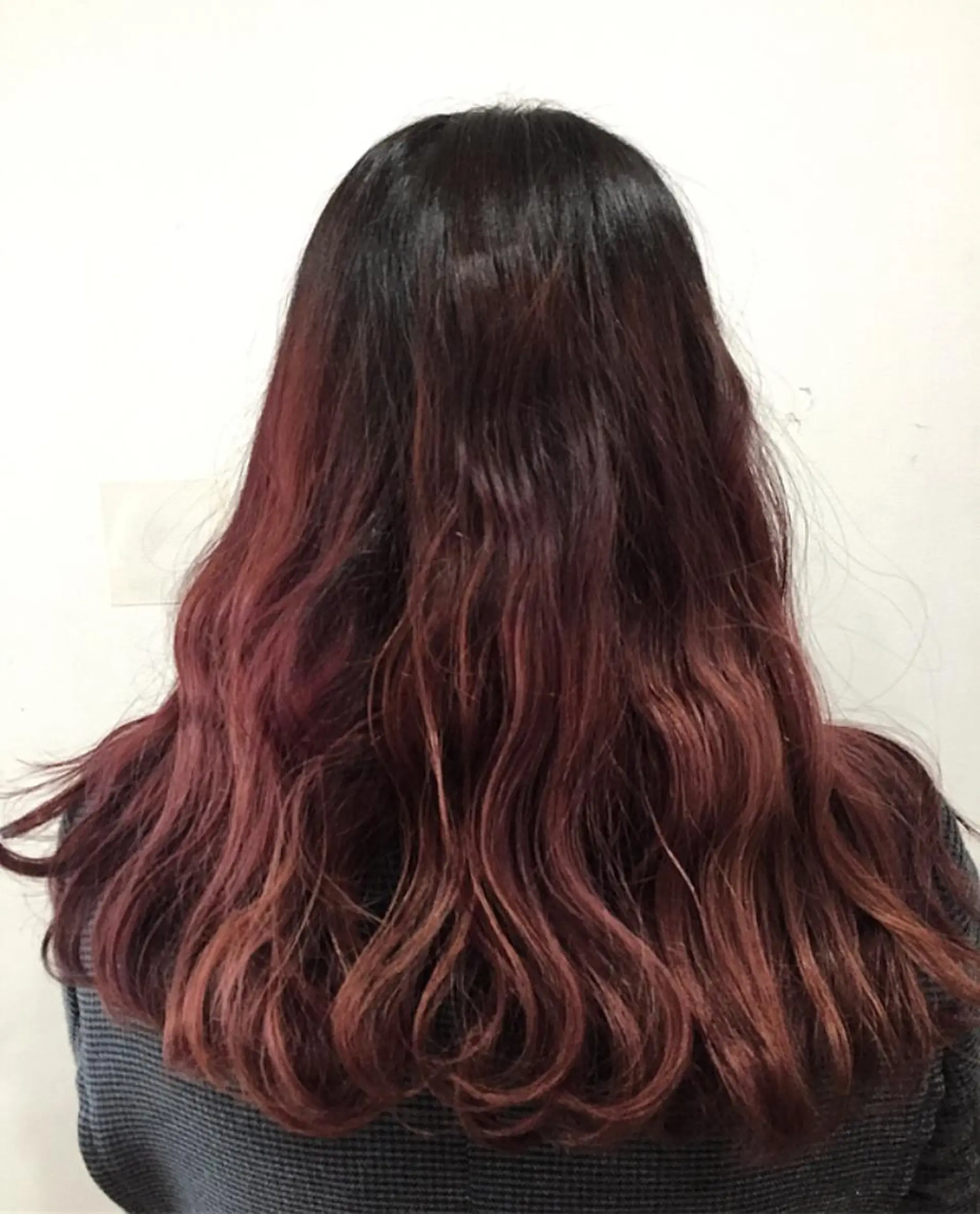 ロング カラー 脱白髪染め美容師 竹内涼乃のヘアスタイル