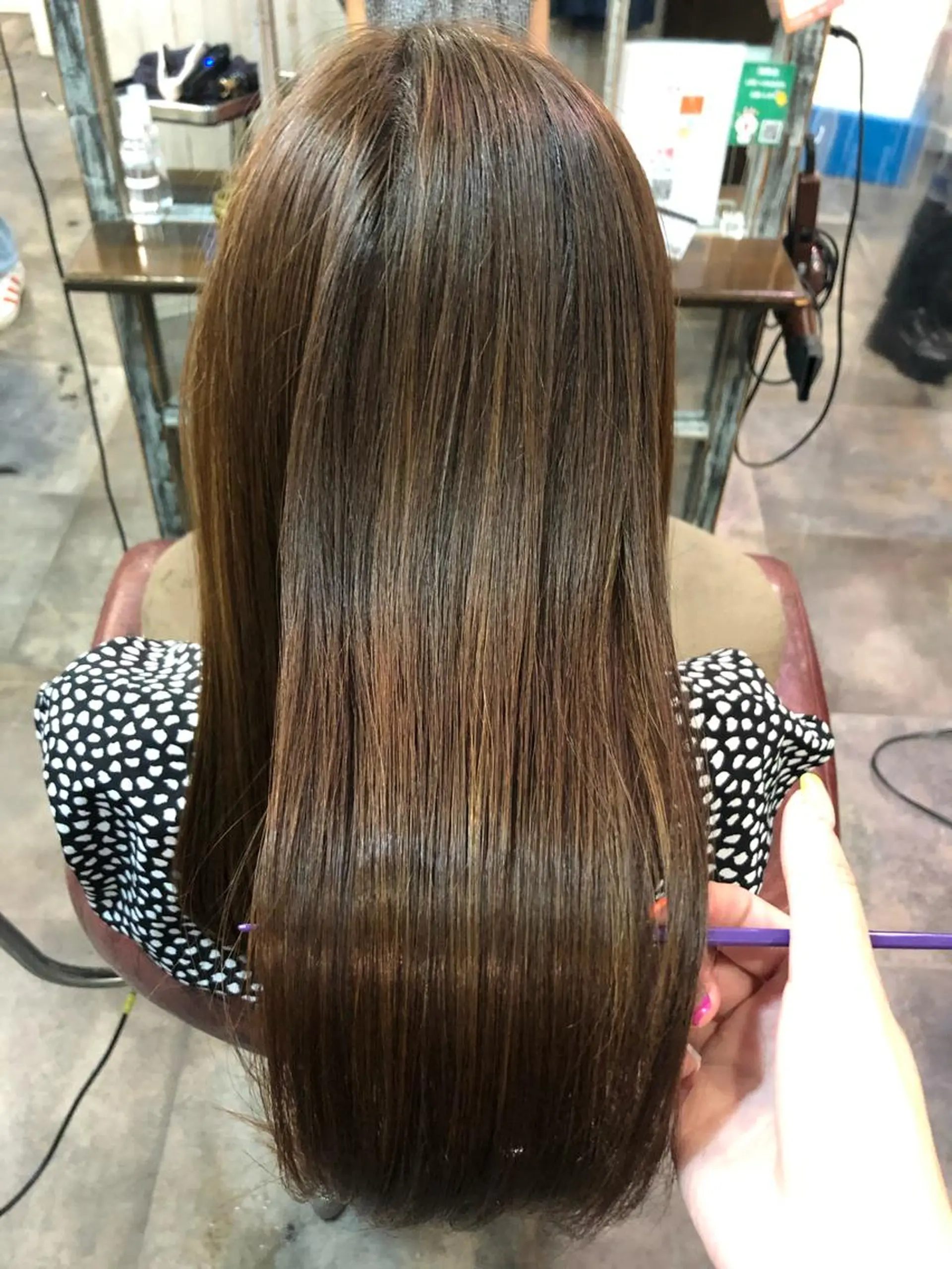 ロング カラー 韓国ヘア/レイヤー/ 暖色カラー/ Aiのヘアスタイル