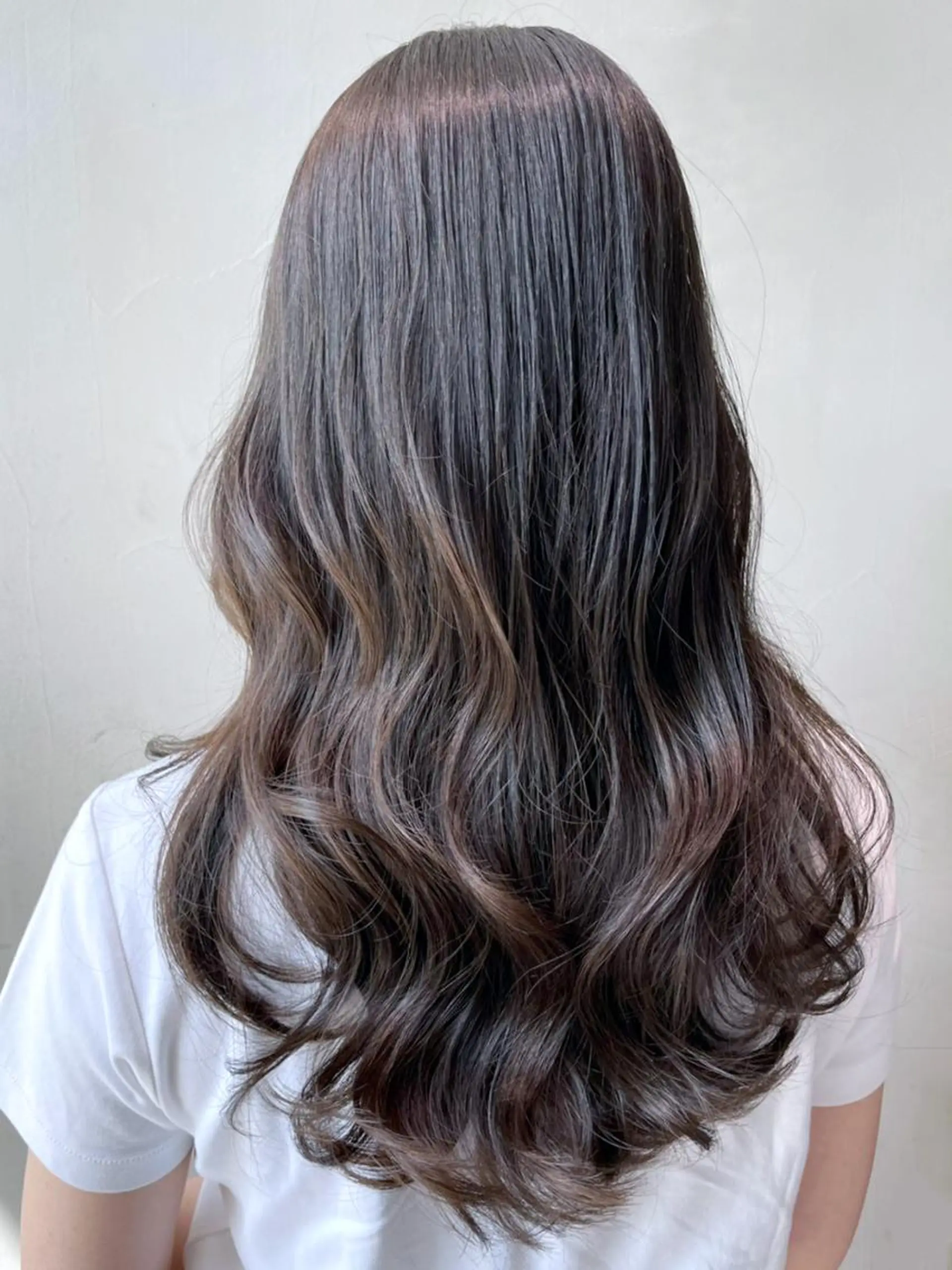 セミロング カラー パーマ ヘアアレンジ ITbyALBUM 藤沢店のヘアスタイル