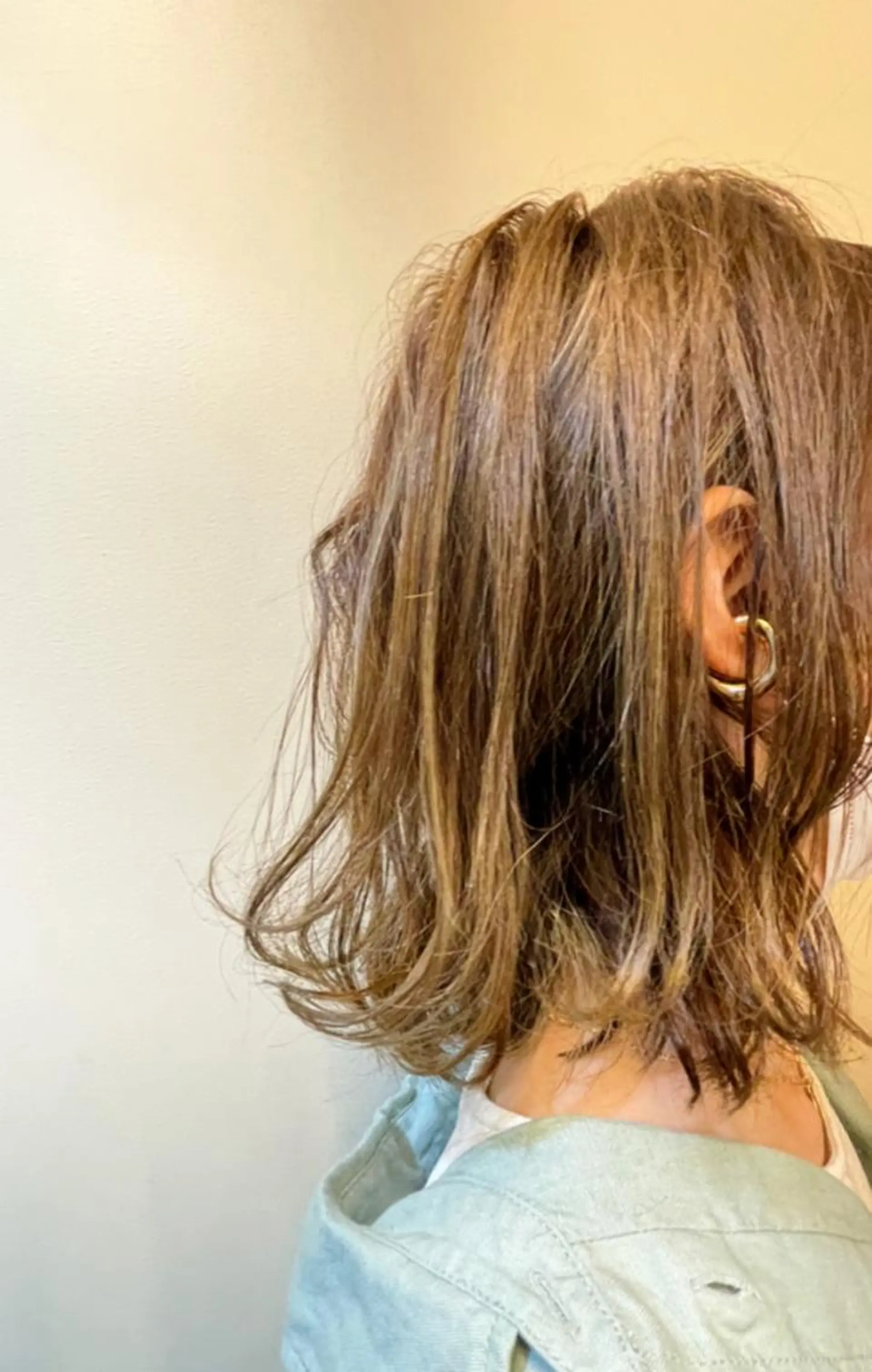 ミディアム カラー パーマ カット 🤍FUKUMURA 🤍のヘアスタイル