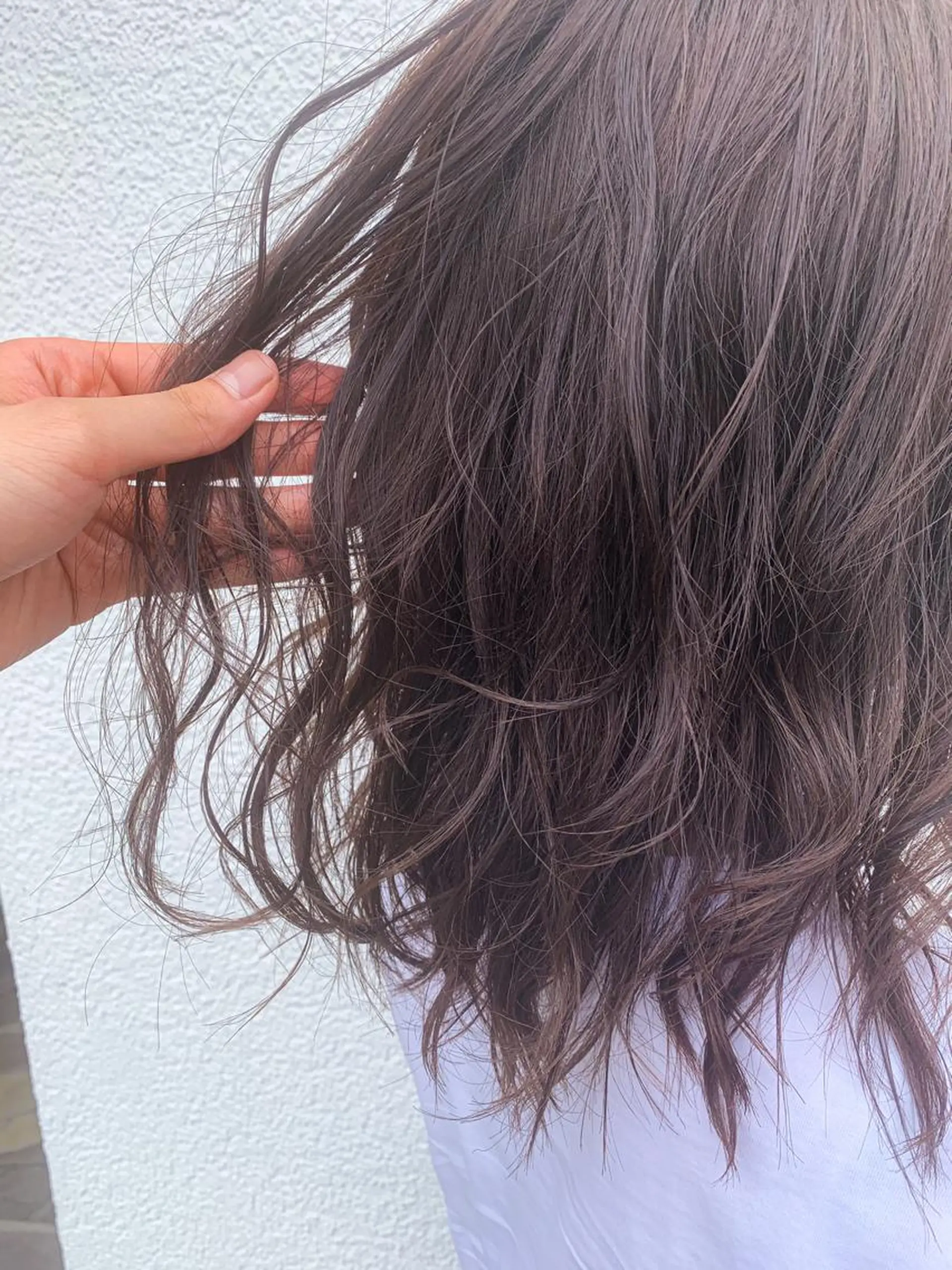 セミロング カラー ヘアアレンジ ベージュカラー ラベンダーカラー men’s salon NOA solte. 【メンズサロン ノアソルテ】所属・メンズパーマ職人 加藤 弘貴のヘアスタイル