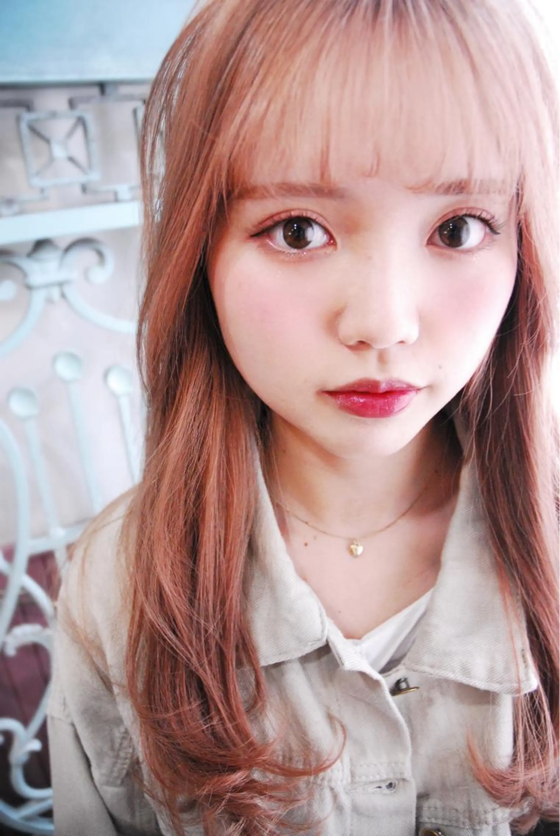 ロング カラー パーマ ヘアアレンジ メンズ 表参道Lise おおいしおりのヘアスタイル