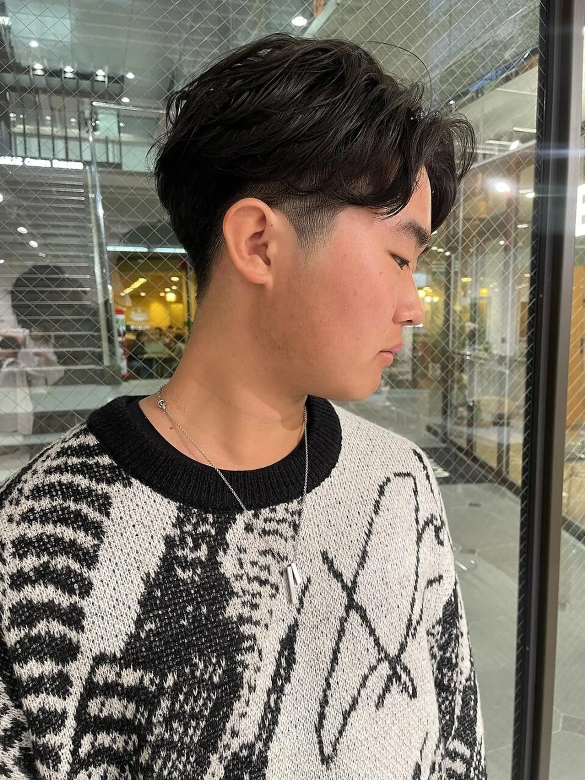 メンズ カット ボブ/レイヤー/ 御田村裕人のヘアスタイル