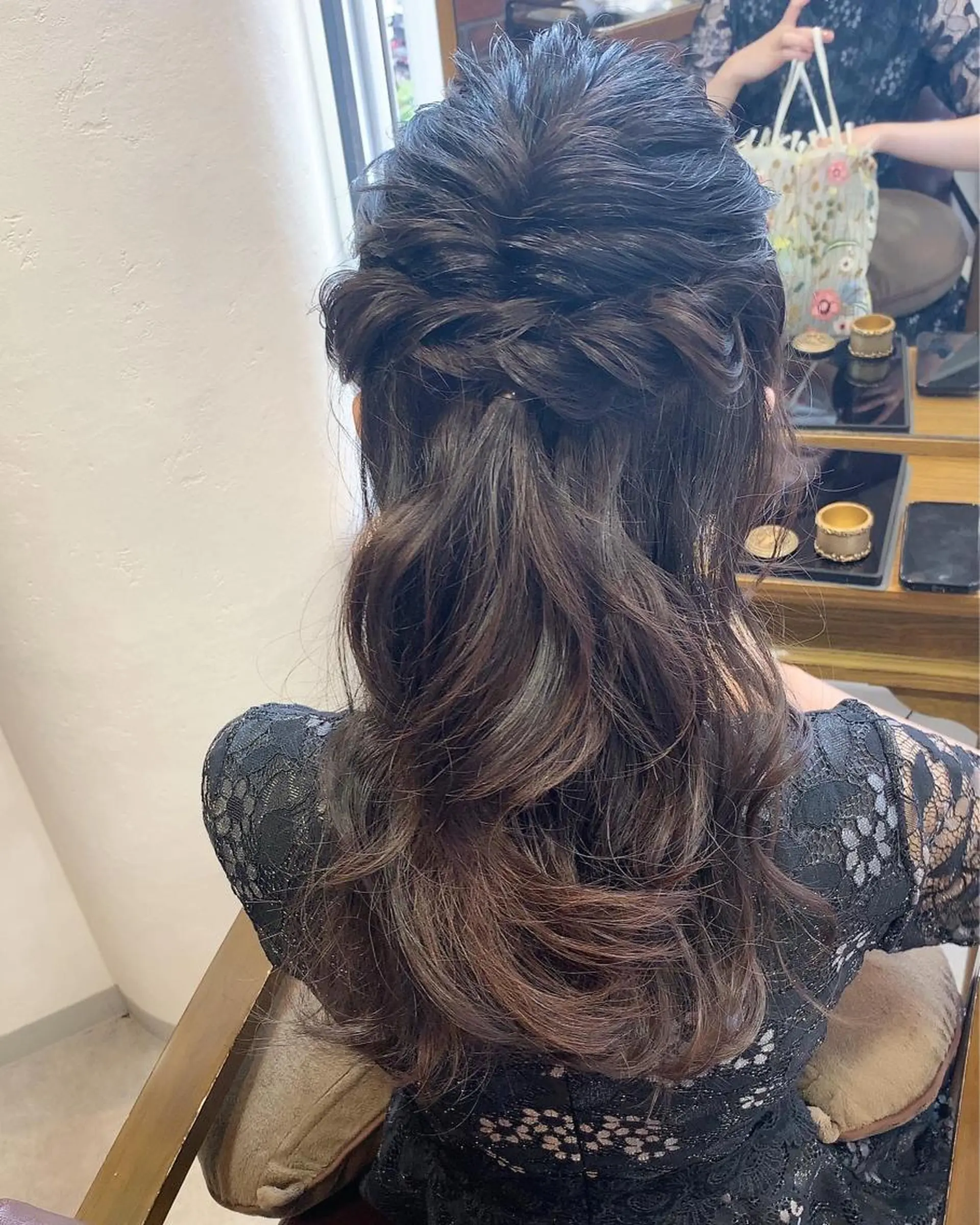 ヘアアレンジ ハーフアップ IDEA 柏の葉KOILRINKGARAGE所属・お洒落満足度 ◎💮井上のヘアスタイル