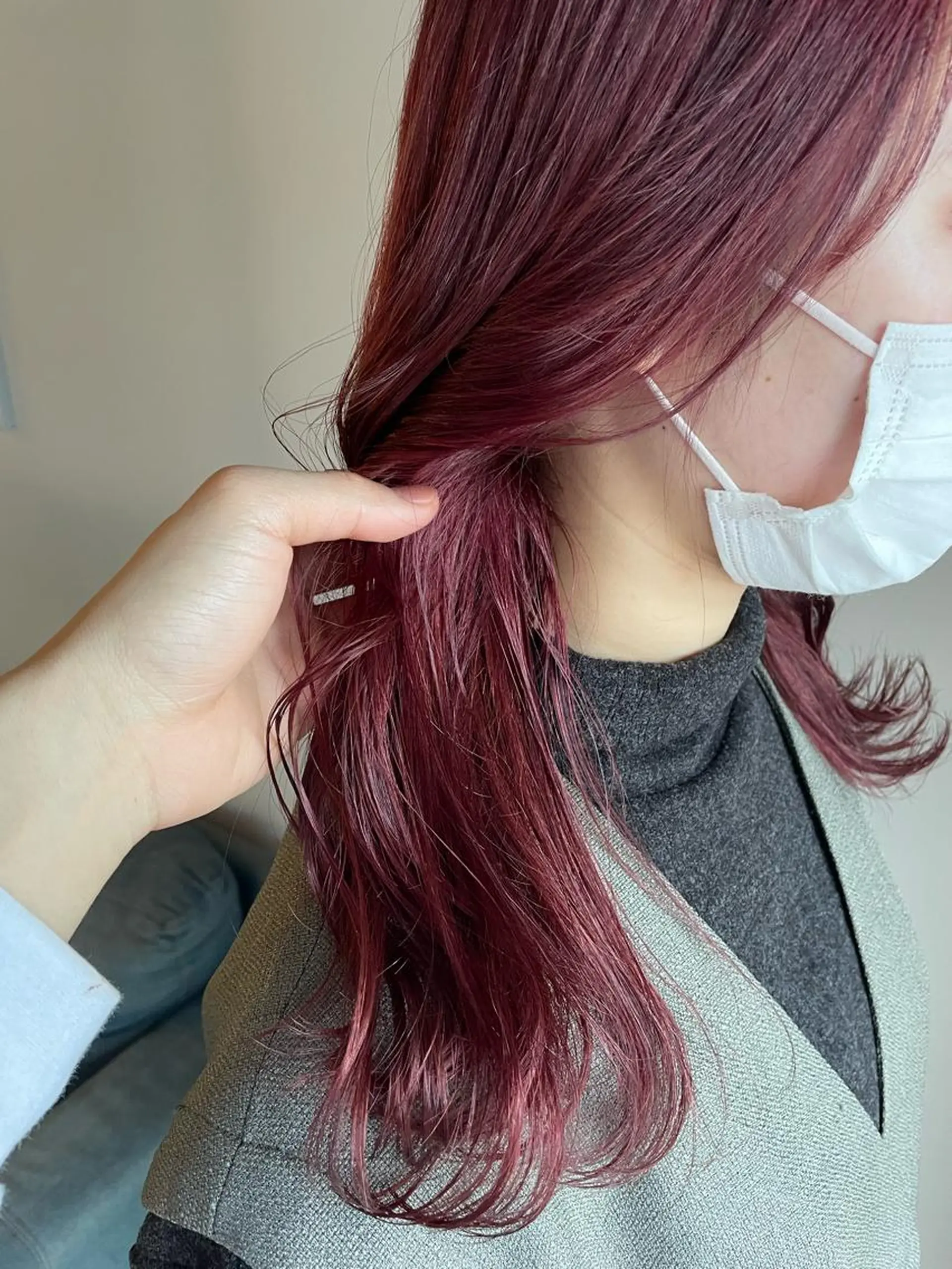 カラー La fith hair ray 札幌店所属・顔まわり/W カラー/リョウのヘアスタイル