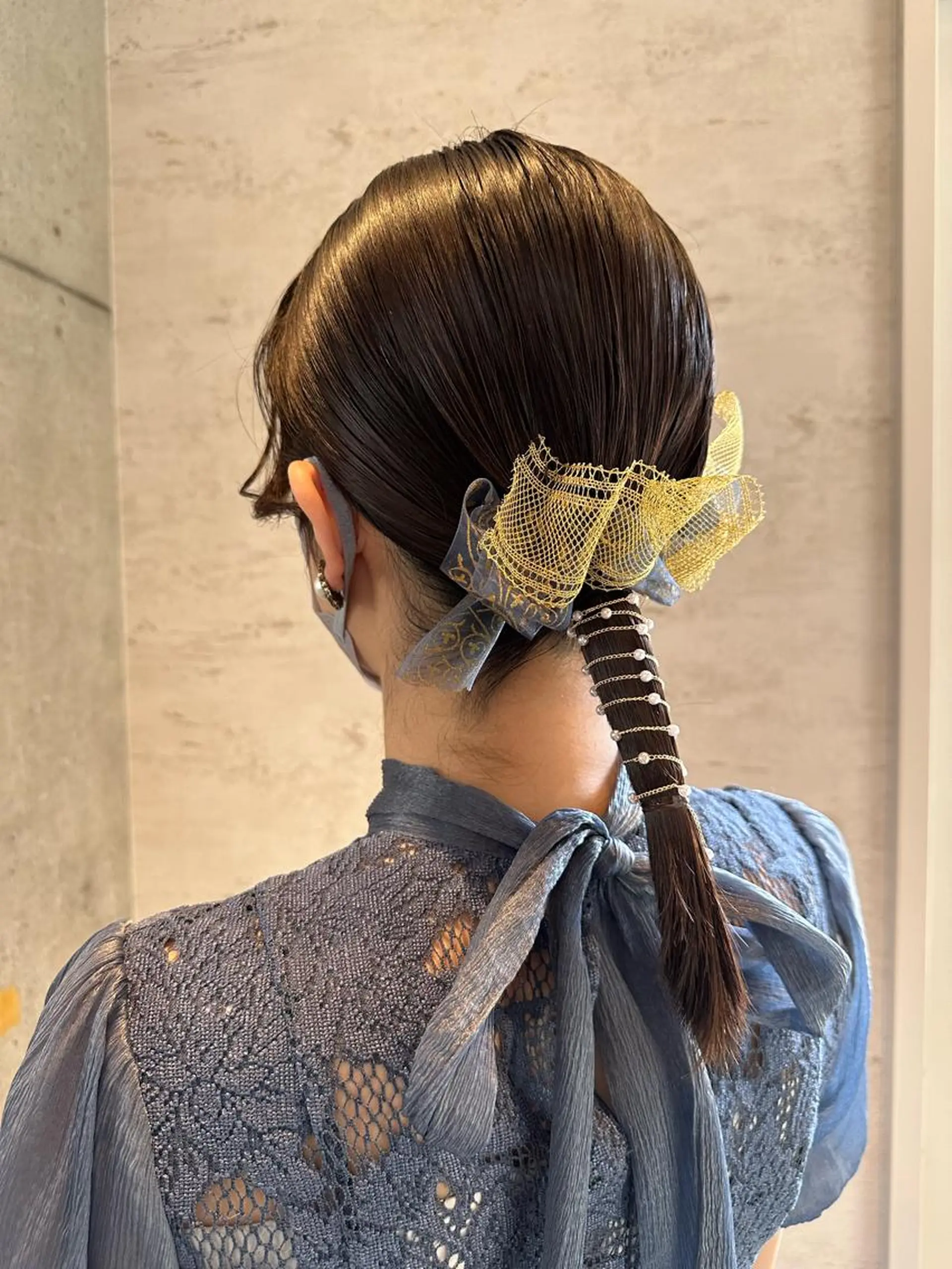 セミロング ヘアアレンジ 女性に人気♪ はやしほのかのヘアスタイル