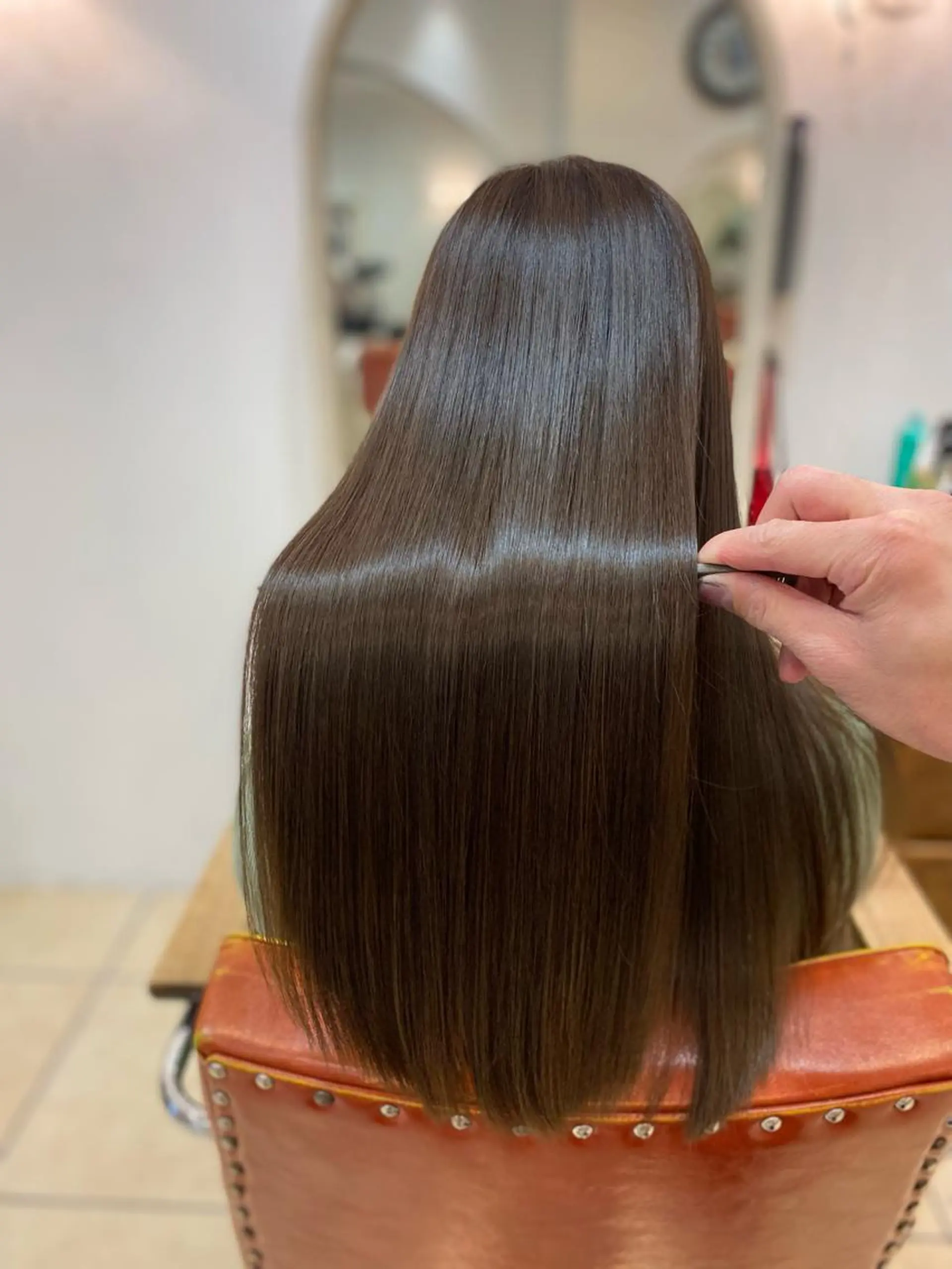 ロング カラー ヘアアレンジ ウルフ/レイヤー /パーマ　ナユタのヘアスタイル