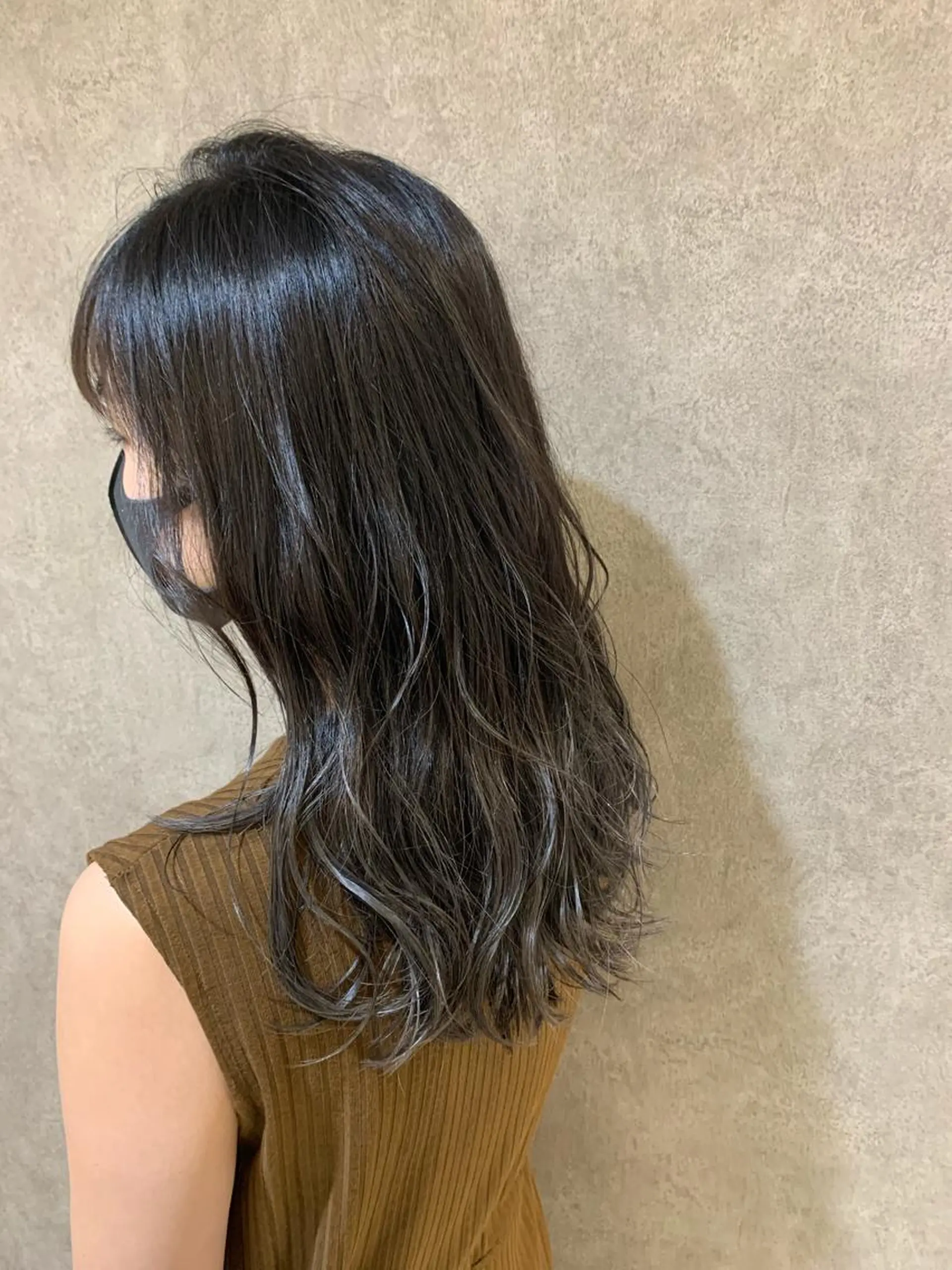 セミロング カラー 透明感カラー グラデーションカラー グレージュ ヘアカラー Lamp所属・ショート／透明感 カラー加治竜汰💡のヘアスタイル