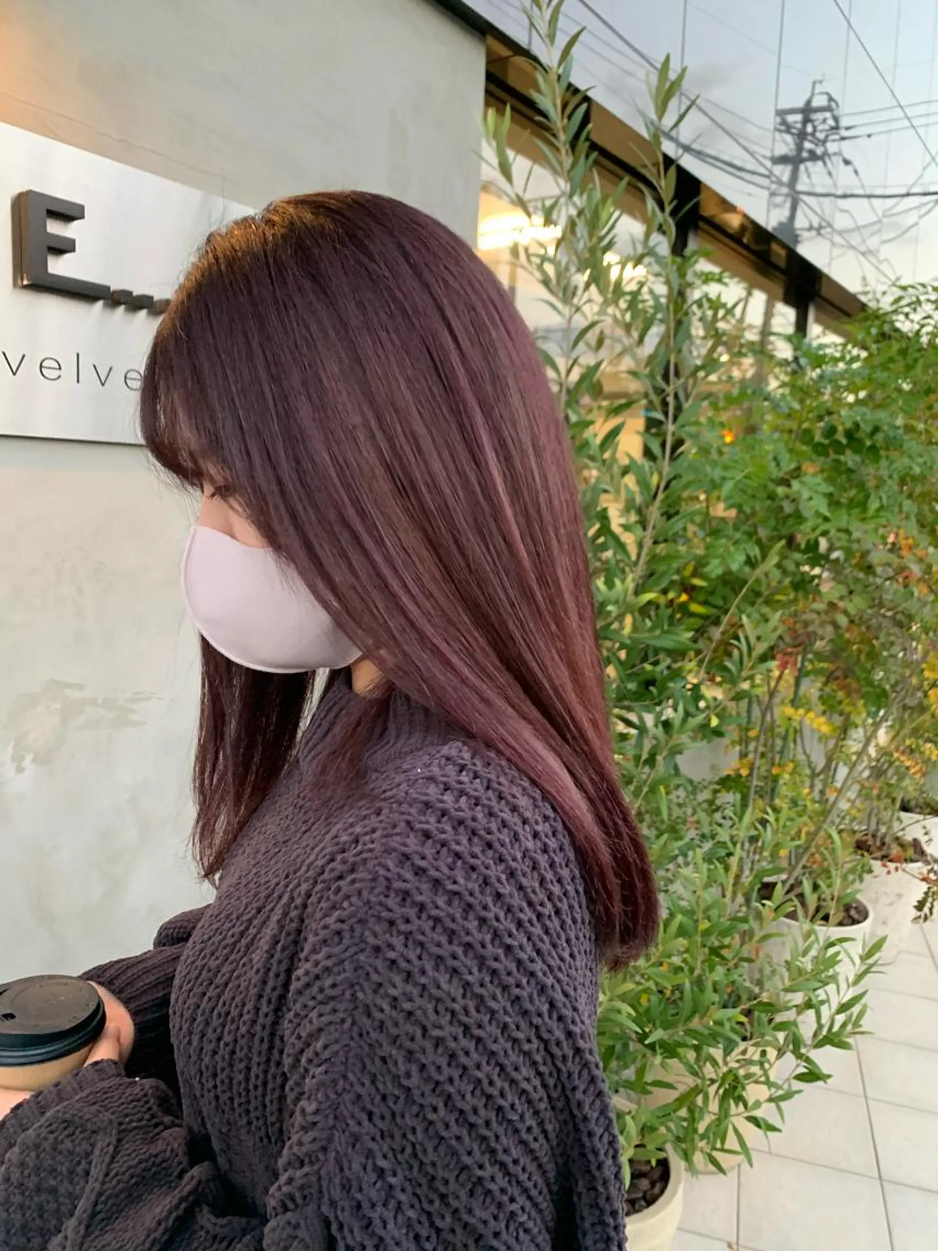 ロング カラー ベージュカラー ブリーチ パープルカラー ダブルカラー /まつ毛パーマ🎀のヘアスタイル