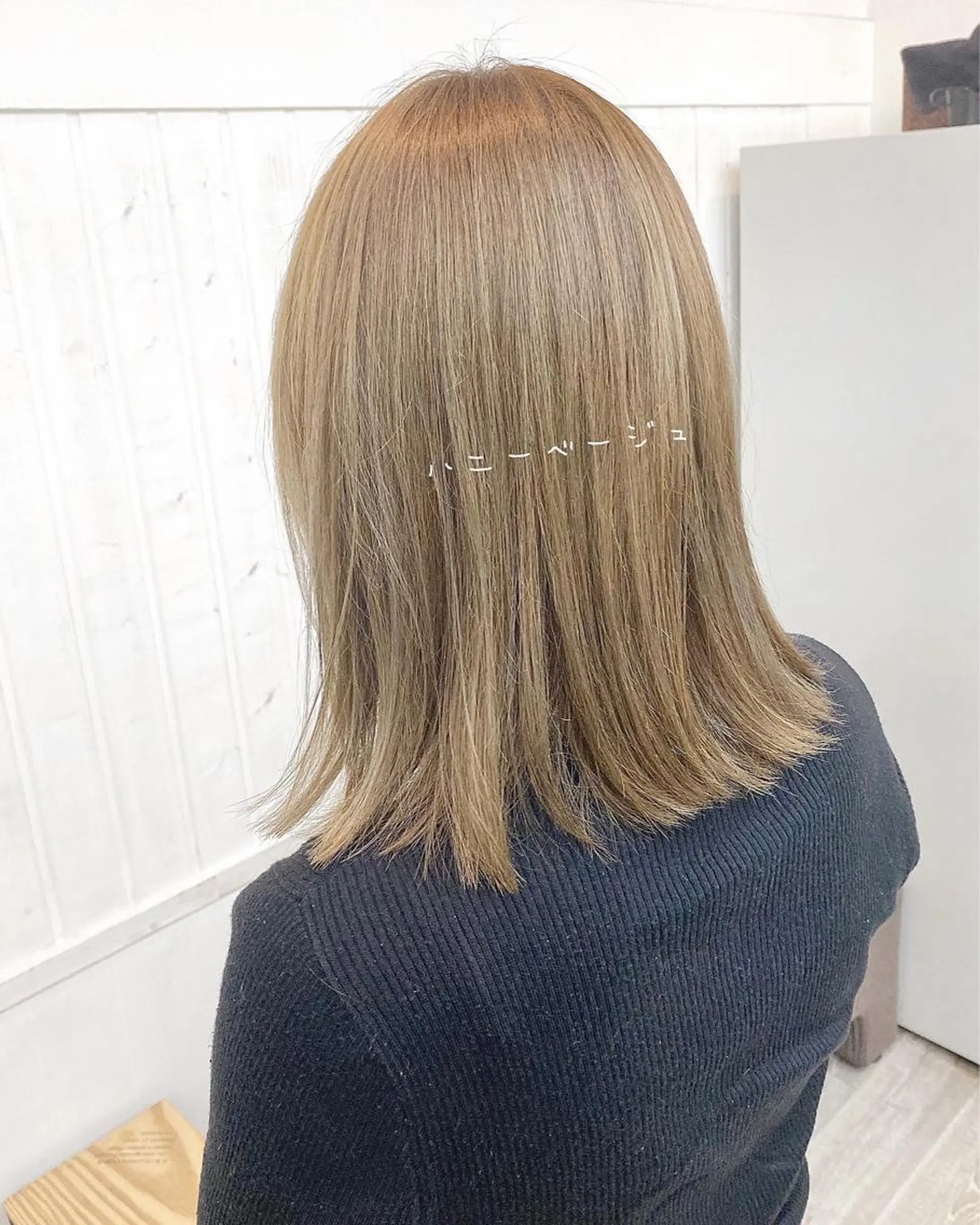 ミディアム B3  SHARE SALON【ビースリーシェアサロン】所属・☀️透明感color KURO☀️のヘアスタイル