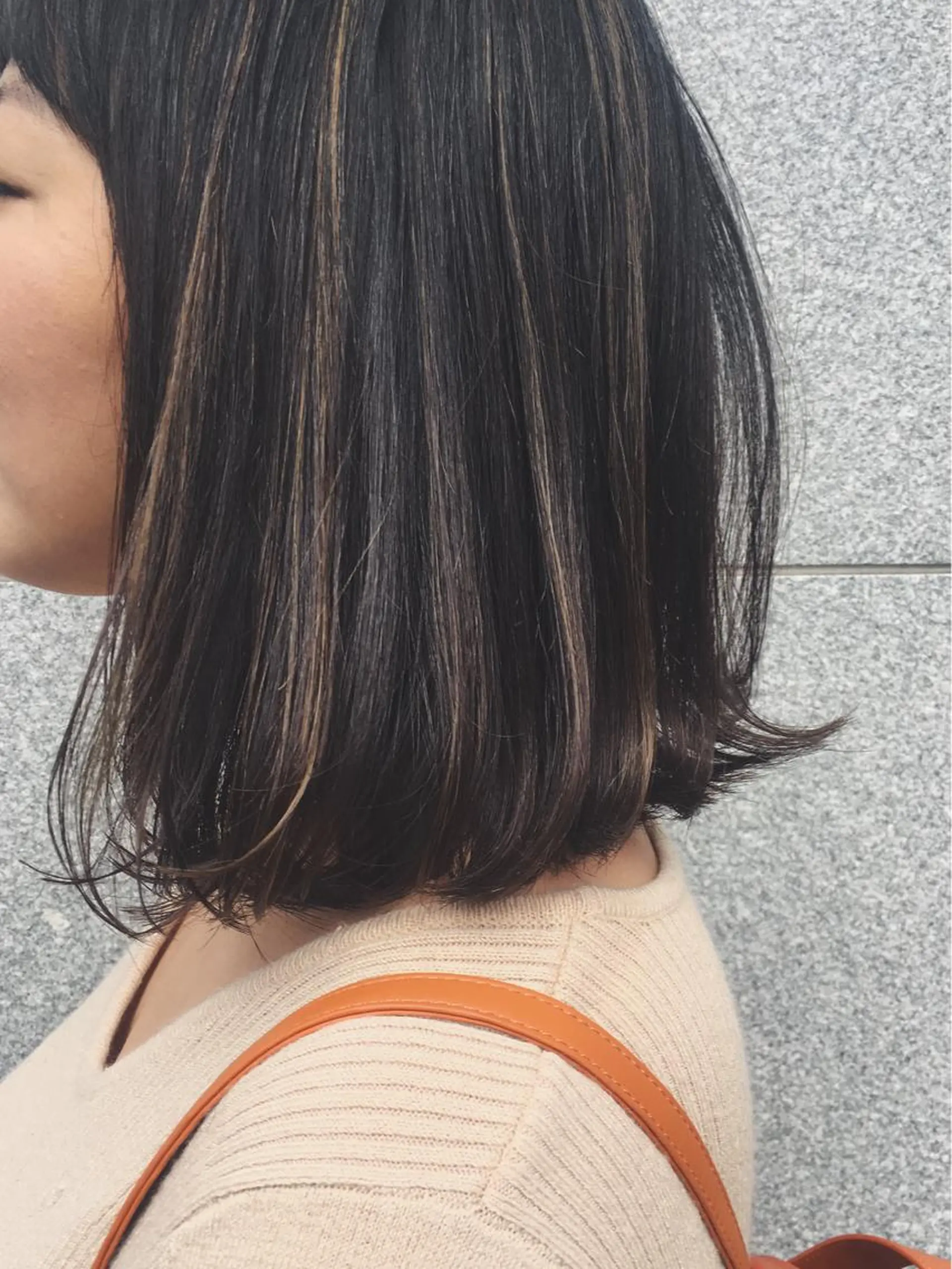 ミディアム カラー ヘアアレンジ 酒井 麻里のヘアスタイル