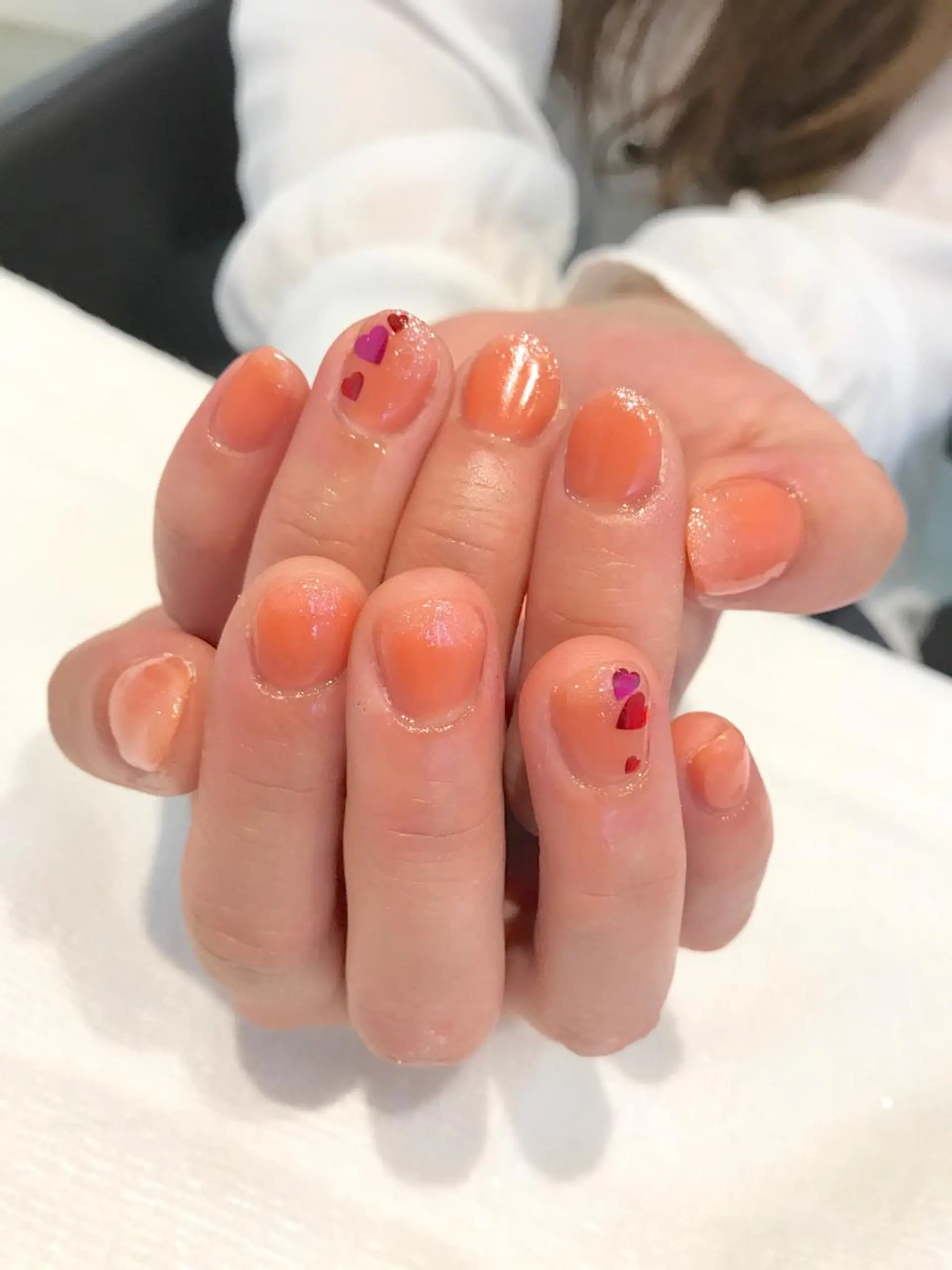 ネイル ワンカラーネイル シンプルネイル Re Pearl～コーディネートサロン～ 市駅前店所属・NARUMI HYODOのネイルデザイン