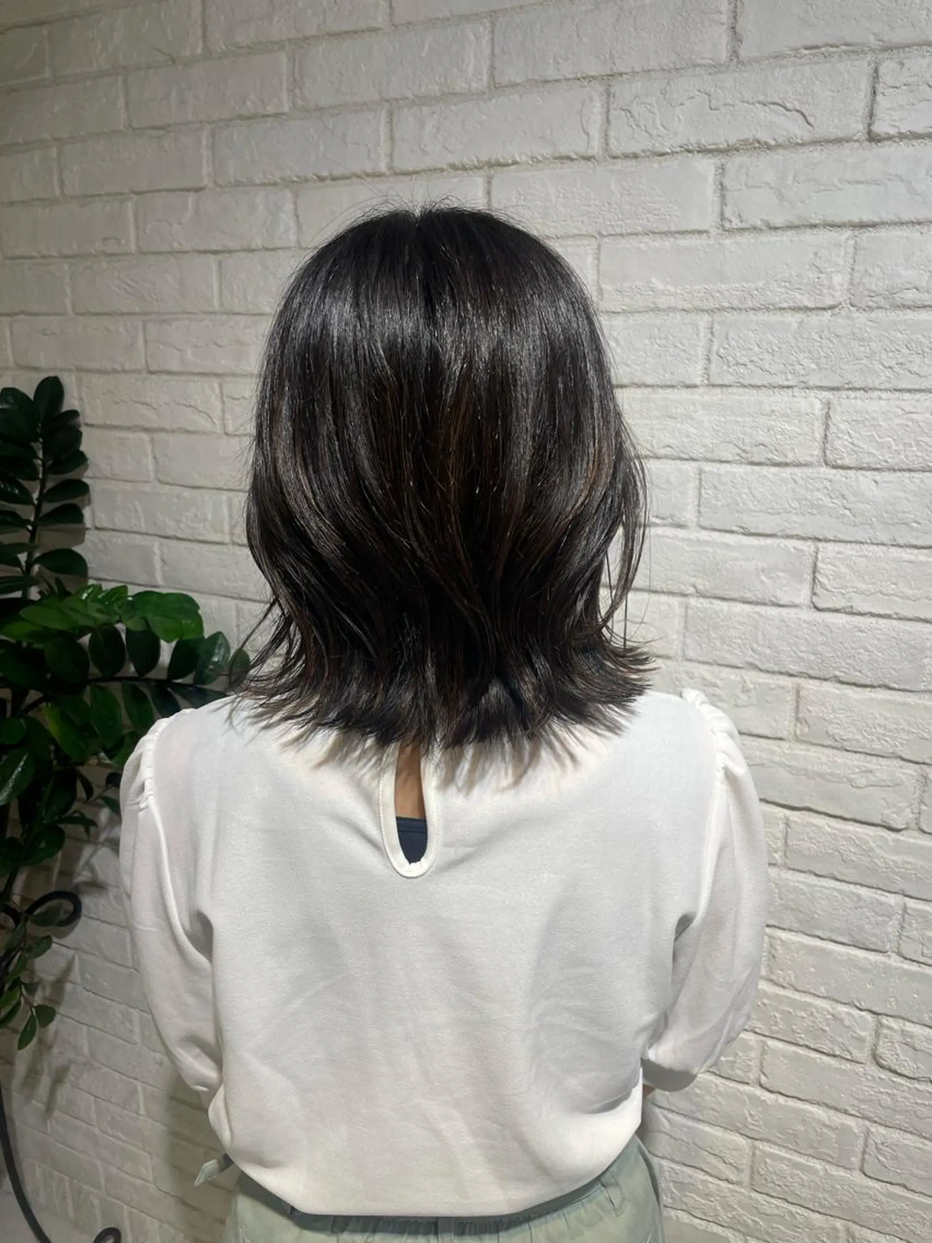 ミディアム ボブ くびれヘア カット ZENKO  吉祥寺chere所属・小野寺 もものヘアスタイル