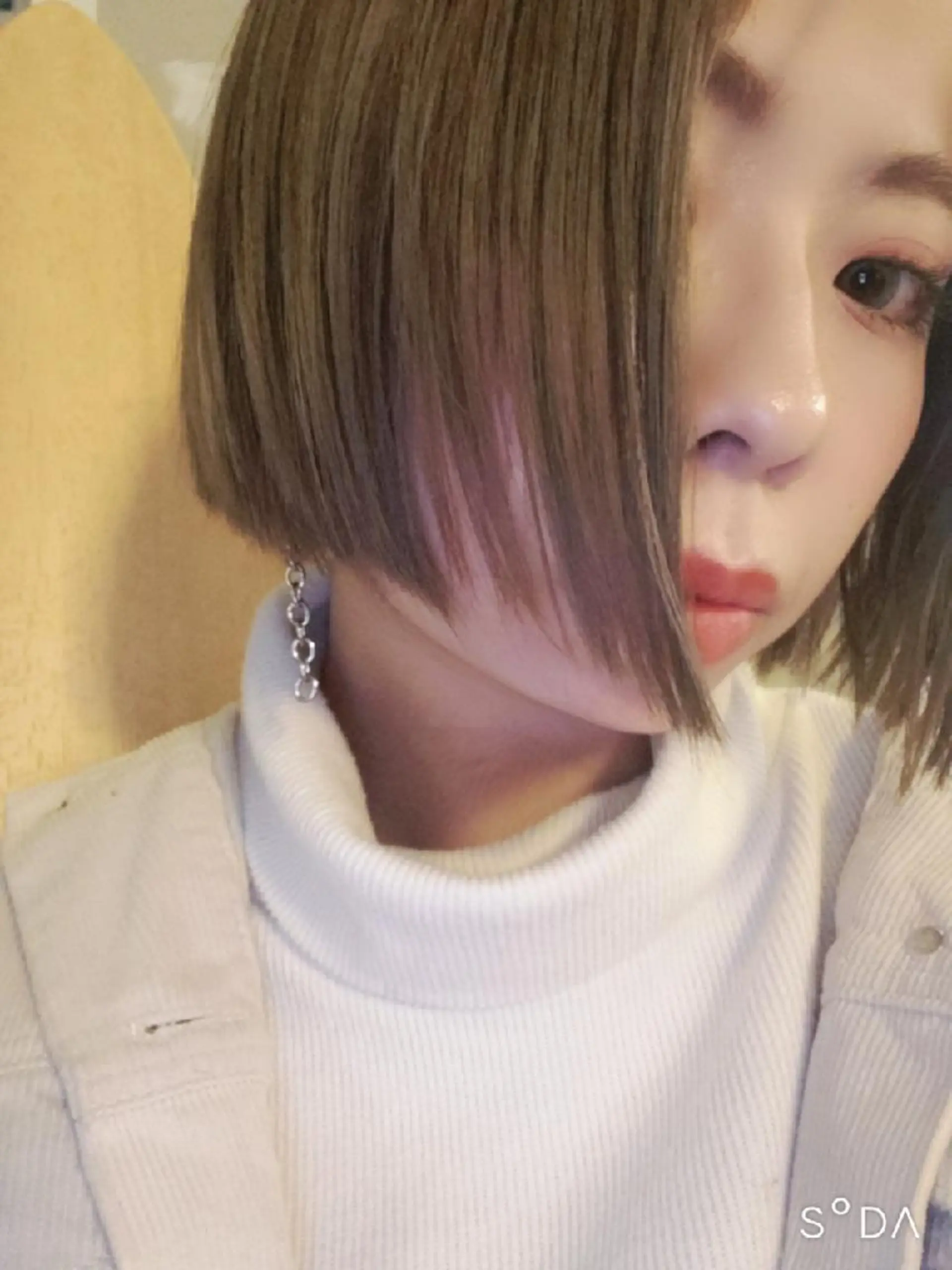 ショート カラー ベージュカラー ボブ カット ヘアカラー arrow🖤 もえみのヘアスタイル