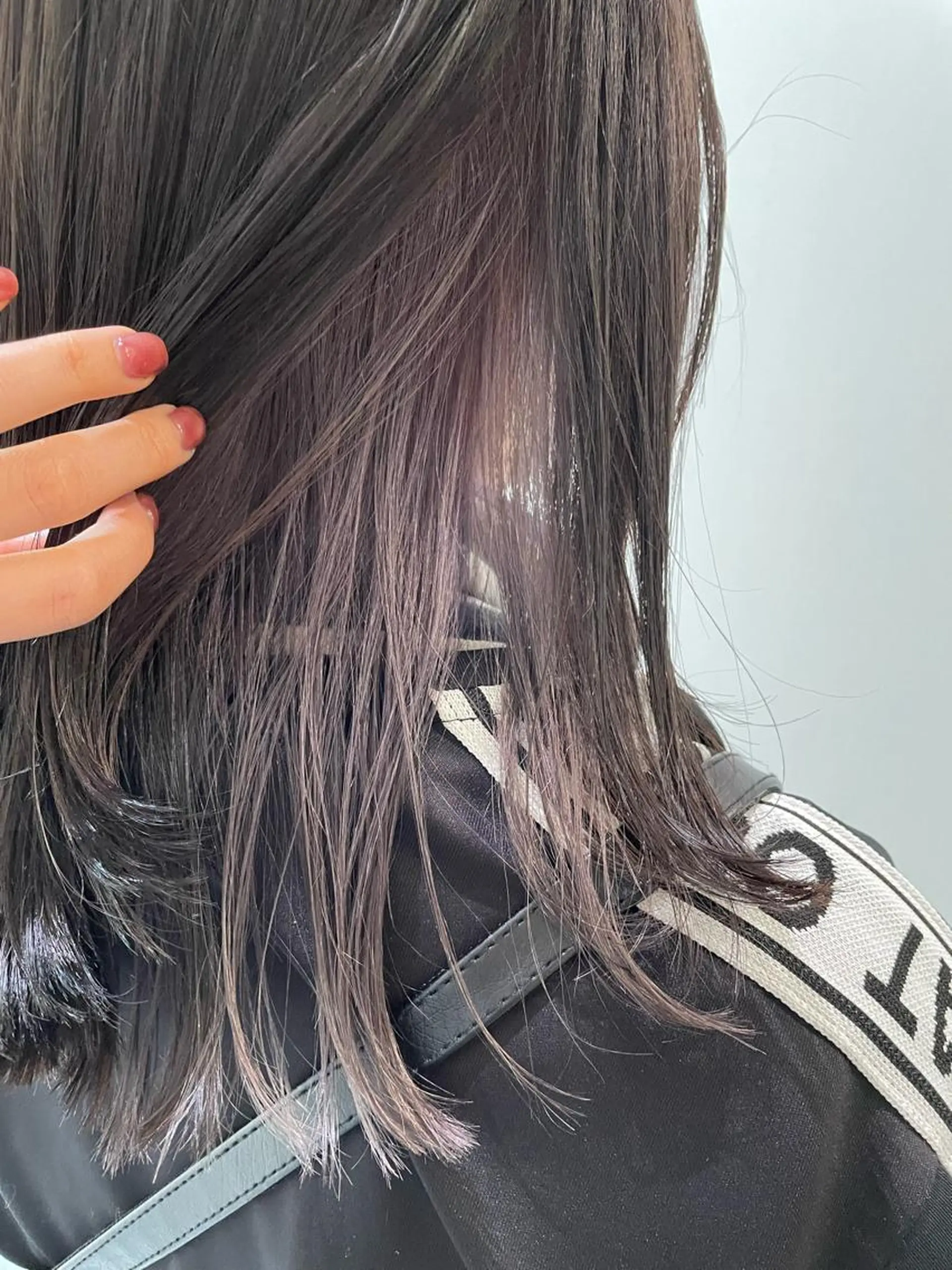 セミロング カラー 田中 あやなのヘアスタイル