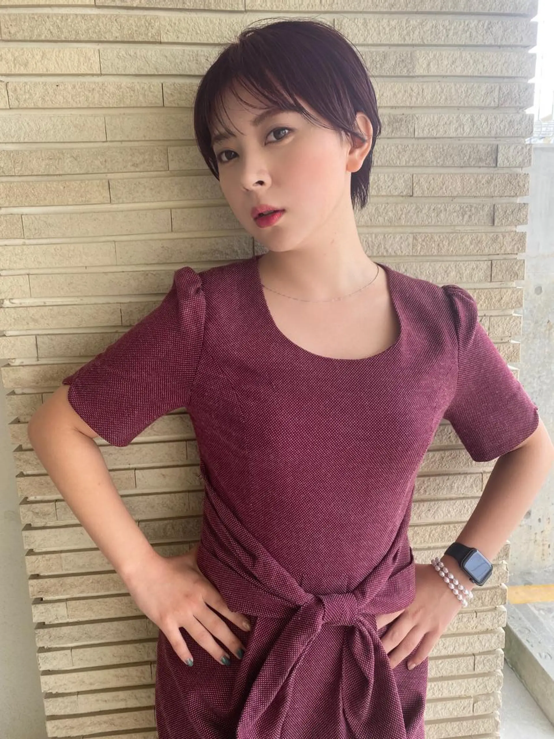 ショート カラー イルミナカラー カット ヘアカラー grand juteのヘアスタイル