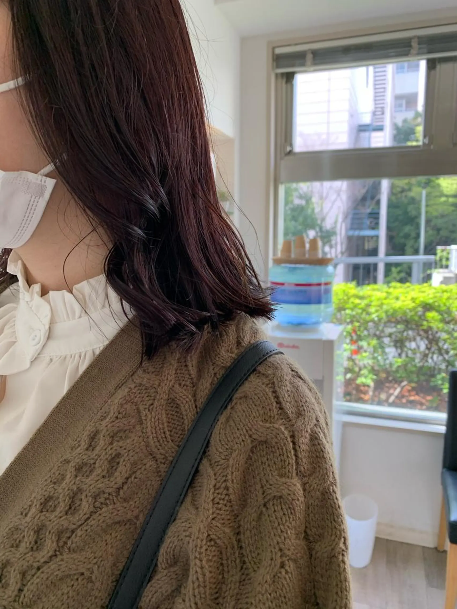 セミロング メンズバレイヤージュ 斉藤春のヘアスタイル