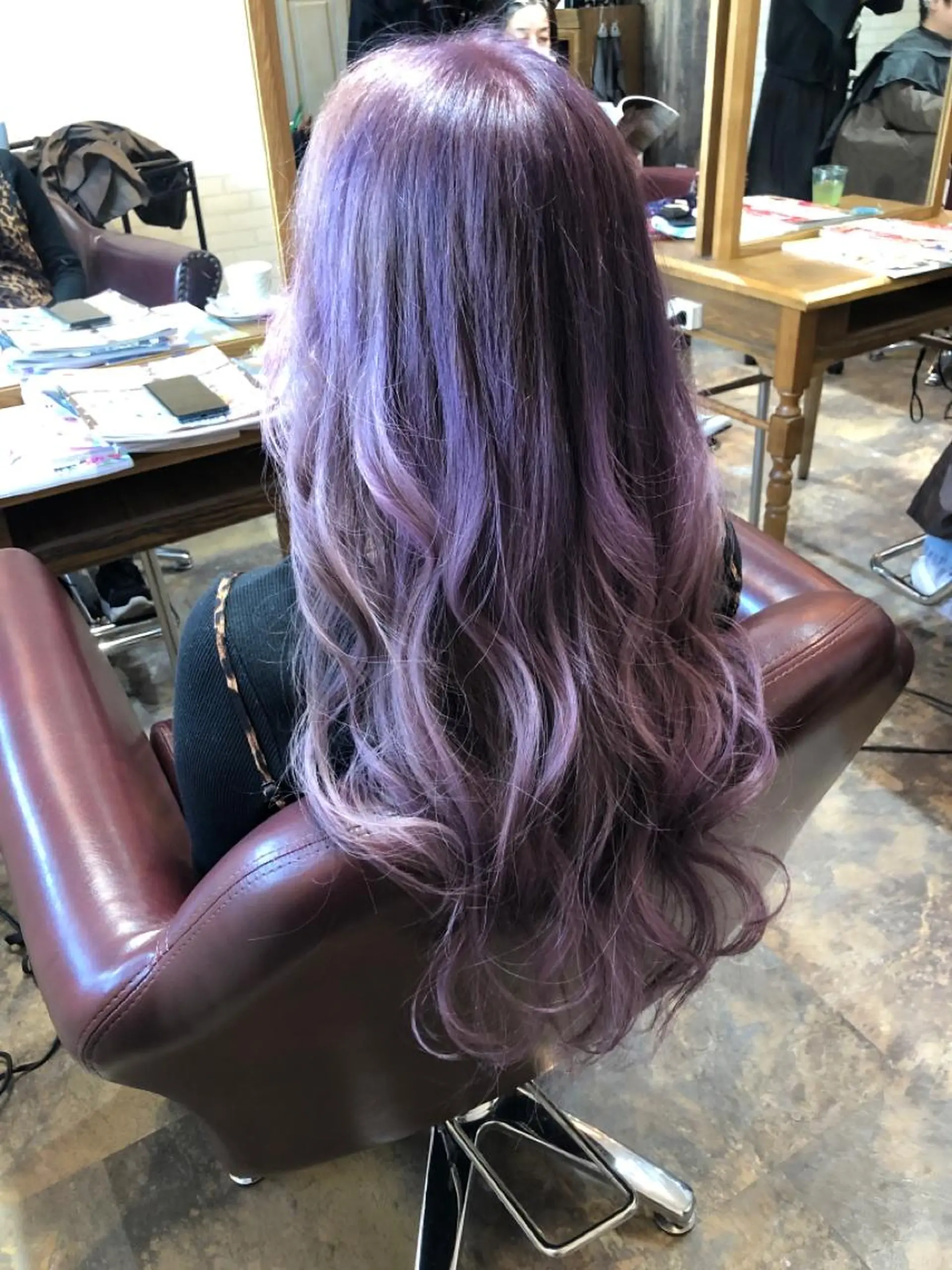 ロング カラー カット ヘアカラー トリートメント みやもと☆ まなみのヘアスタイル