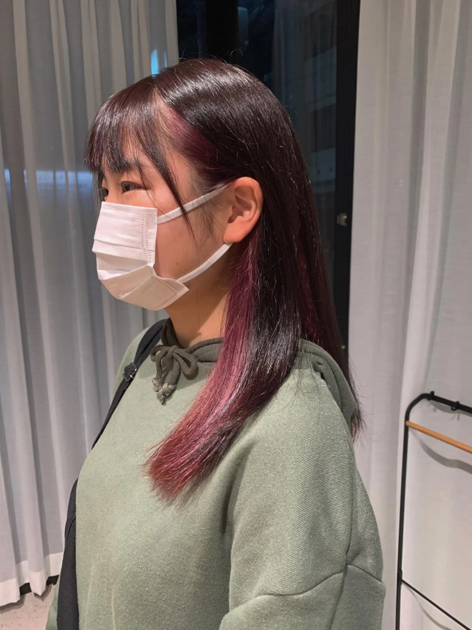 セミロング カラー SALOWIN京都河原町suite店所属・うる艶カラー/ 髪質改善/arisaのヘアスタイル