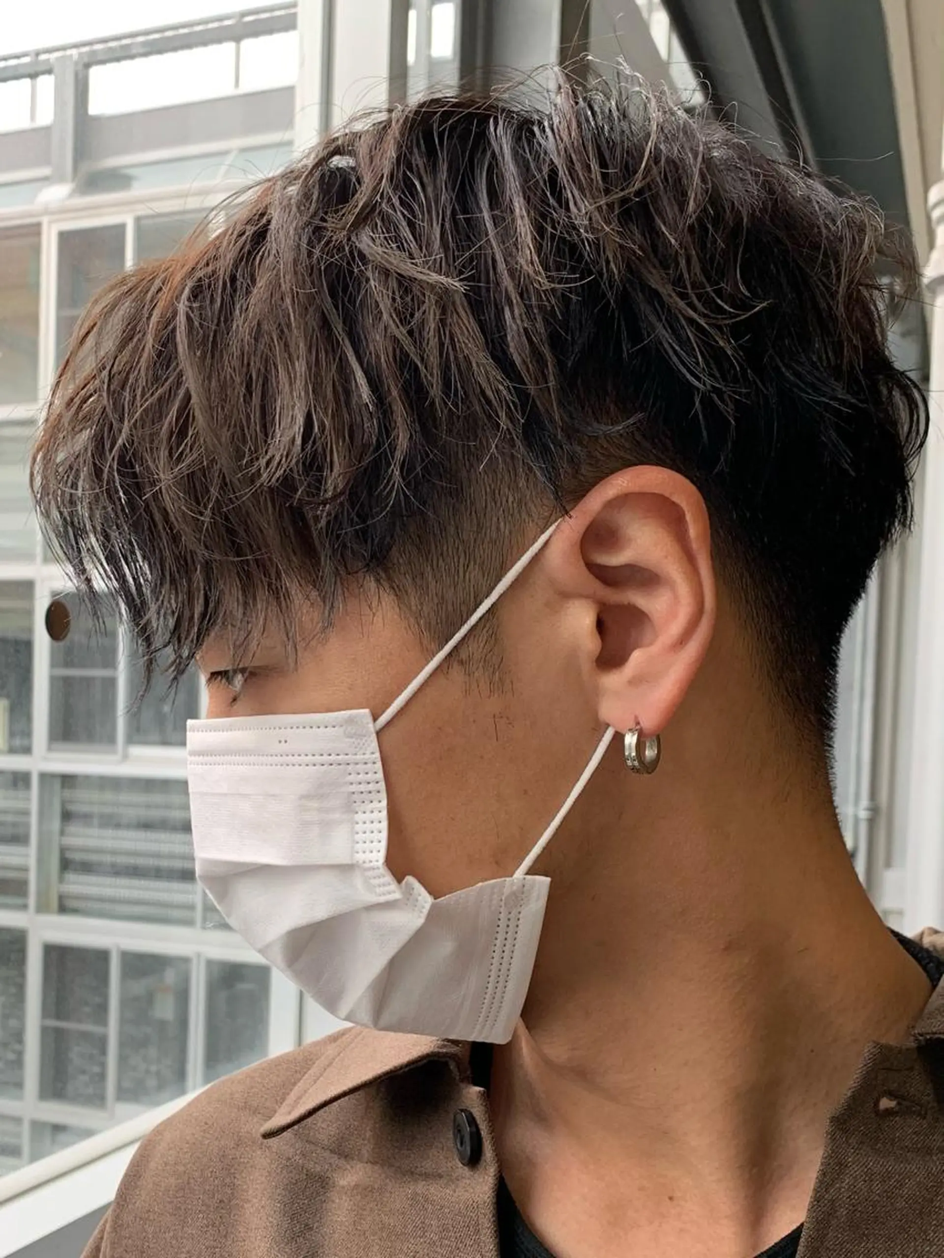 メンズ センターパート KISS SWAN所属・B E C H I C O〔べち子〕のヘアスタイル