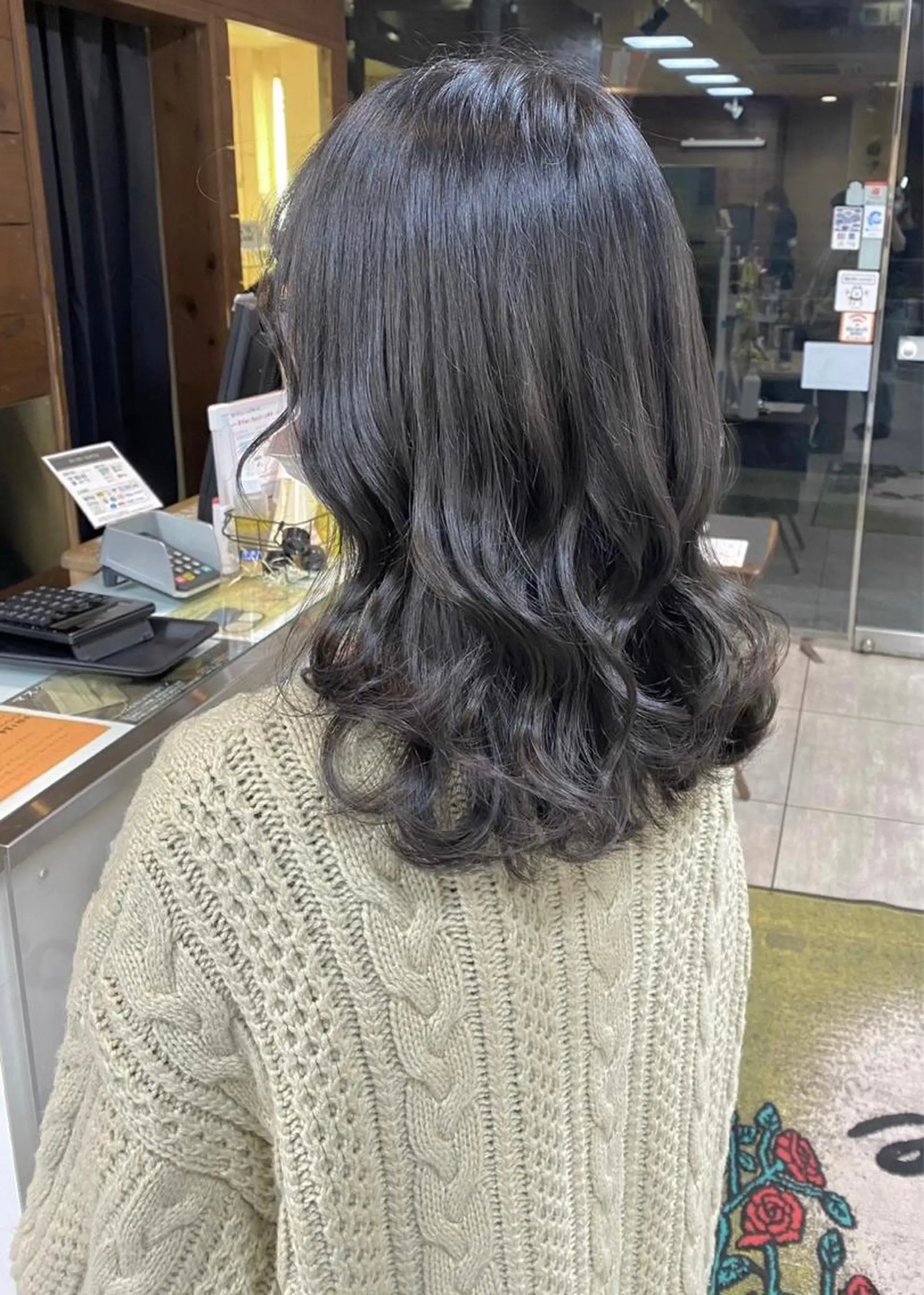 カラー 透明感カラー こうみょう れいなのヘアスタイル