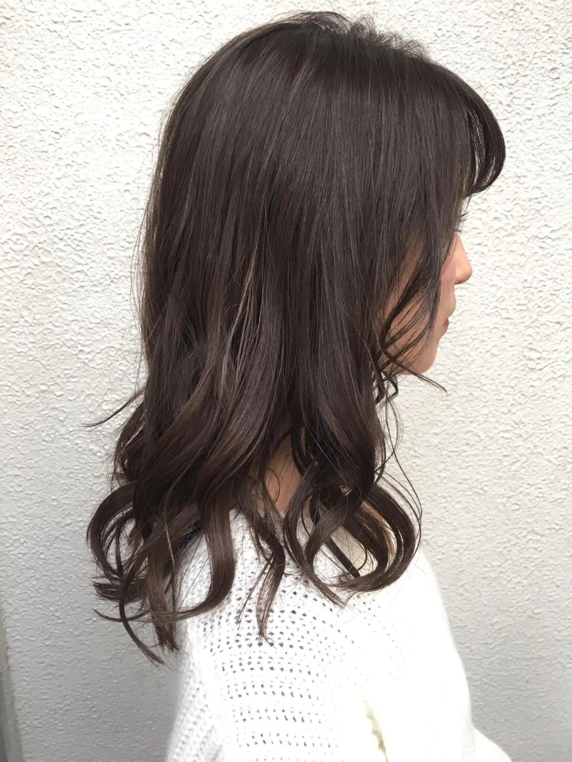 ロング カラー アッシュ ラブーケ中川中島店 クラタチカコのヘアスタイル