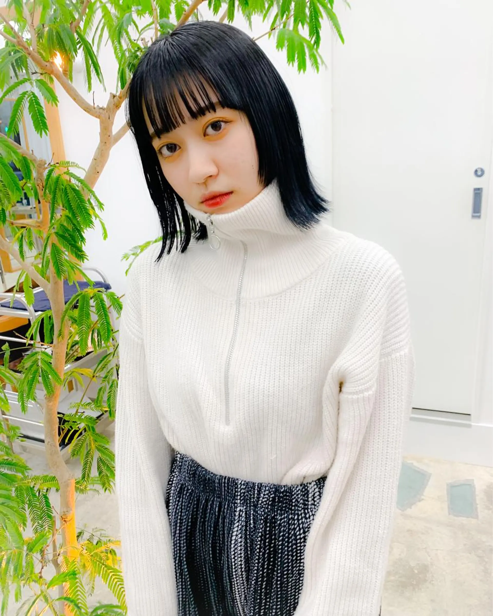 ミディアム ボブ SALOWIN 名古屋所属・パーマ落とし/ パーマ特化/丹羽舜太のヘアスタイル