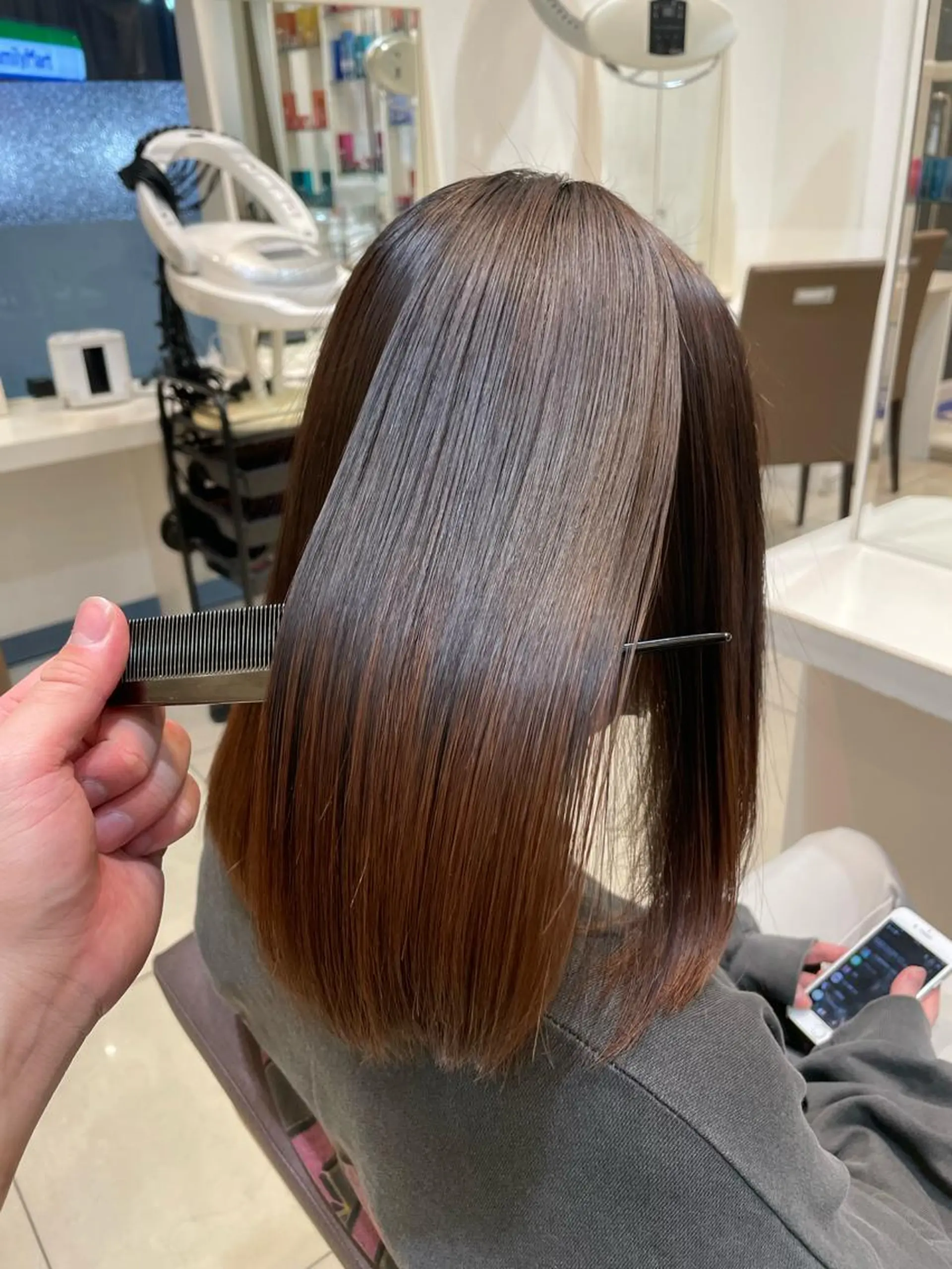 セミロング ブリーチ/デザイン 💎ryuyaのヘアスタイル