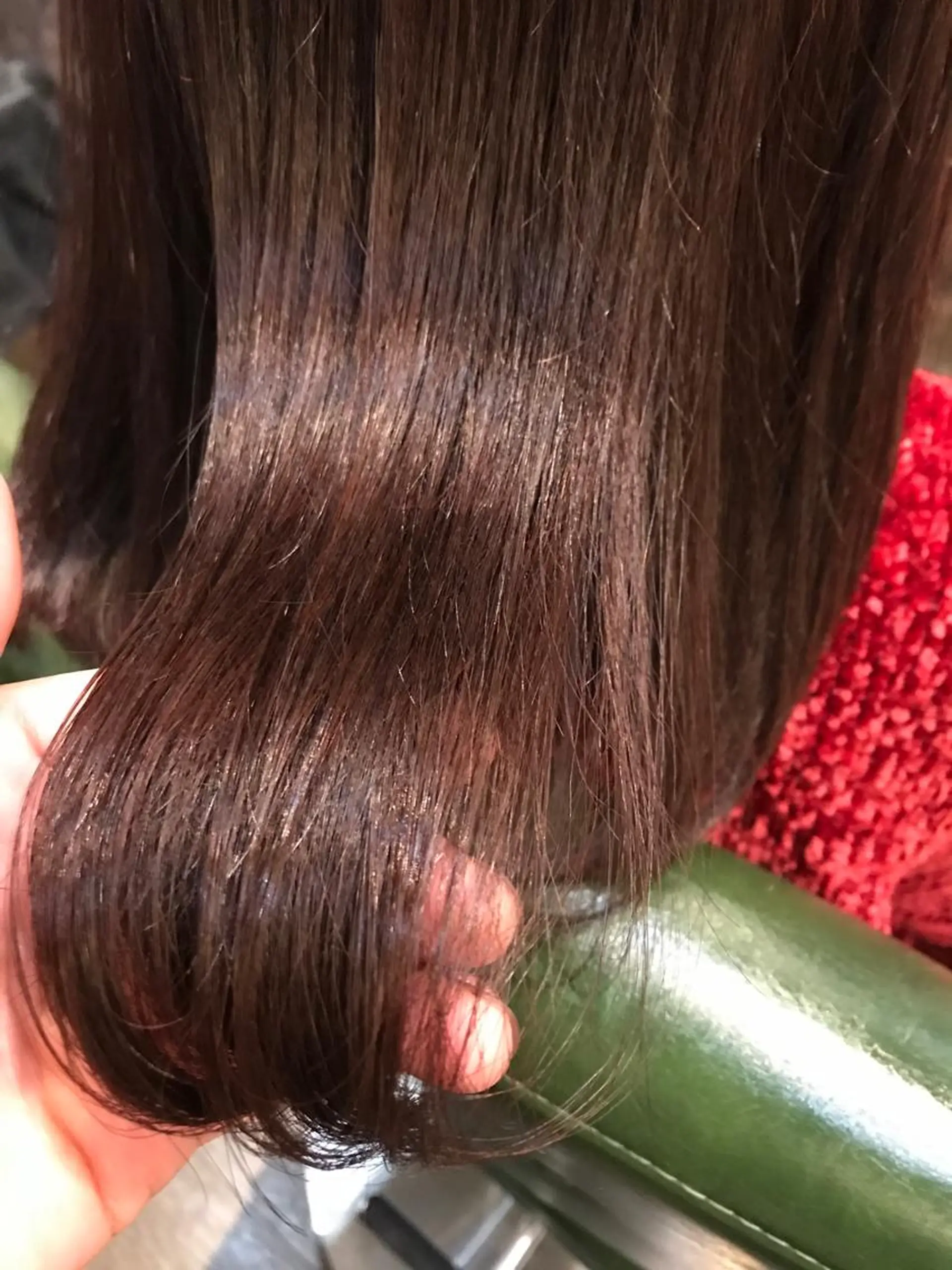 セミロング ピンクブラウン 代官山/恵比寿所属・髪質改善/縮毛矯正 専門　代官山/恵比寿のヘアスタイル