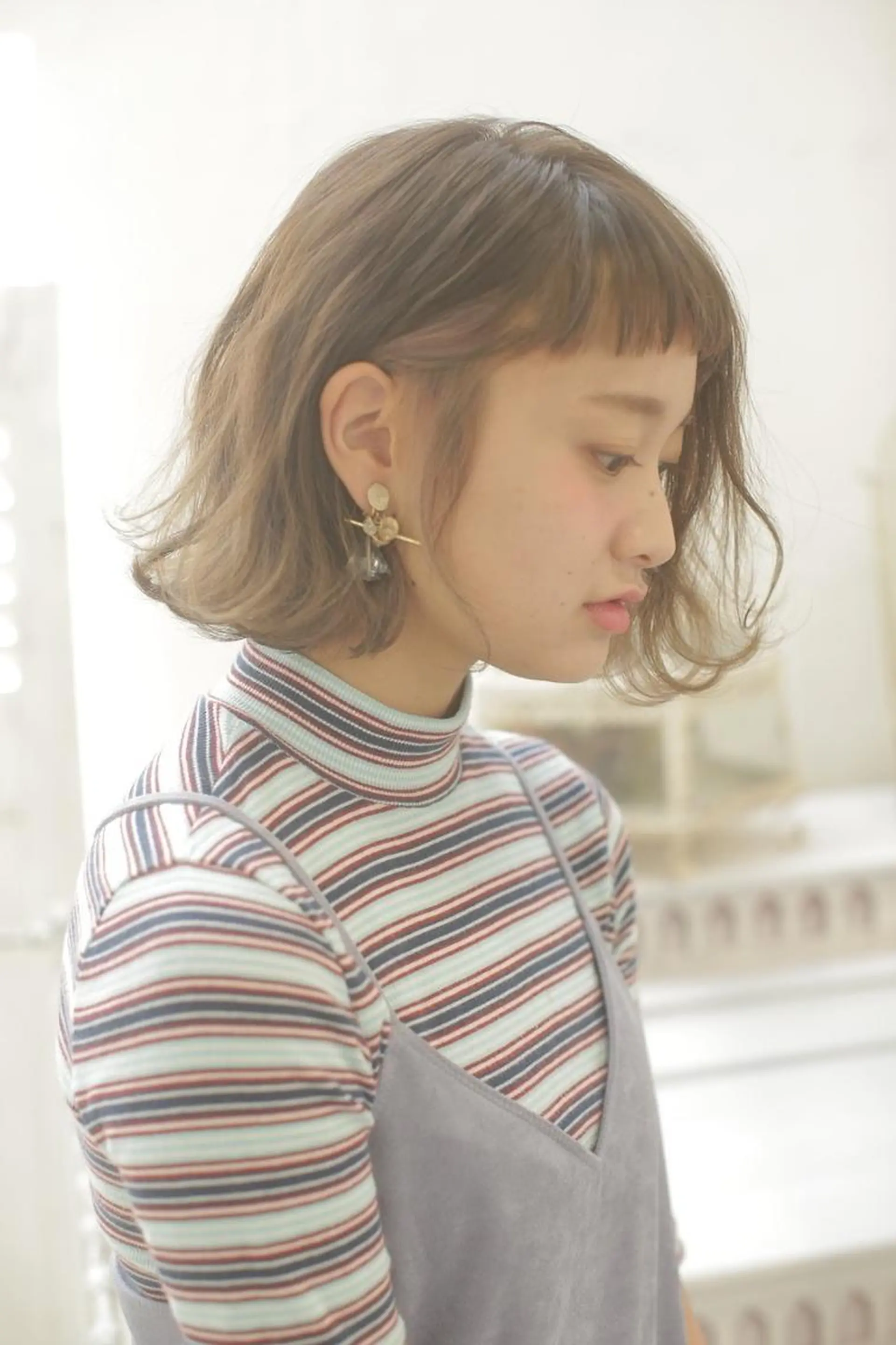 ミディアム 美髪形成！色素改善！ 秋田　和輝のヘアスタイル